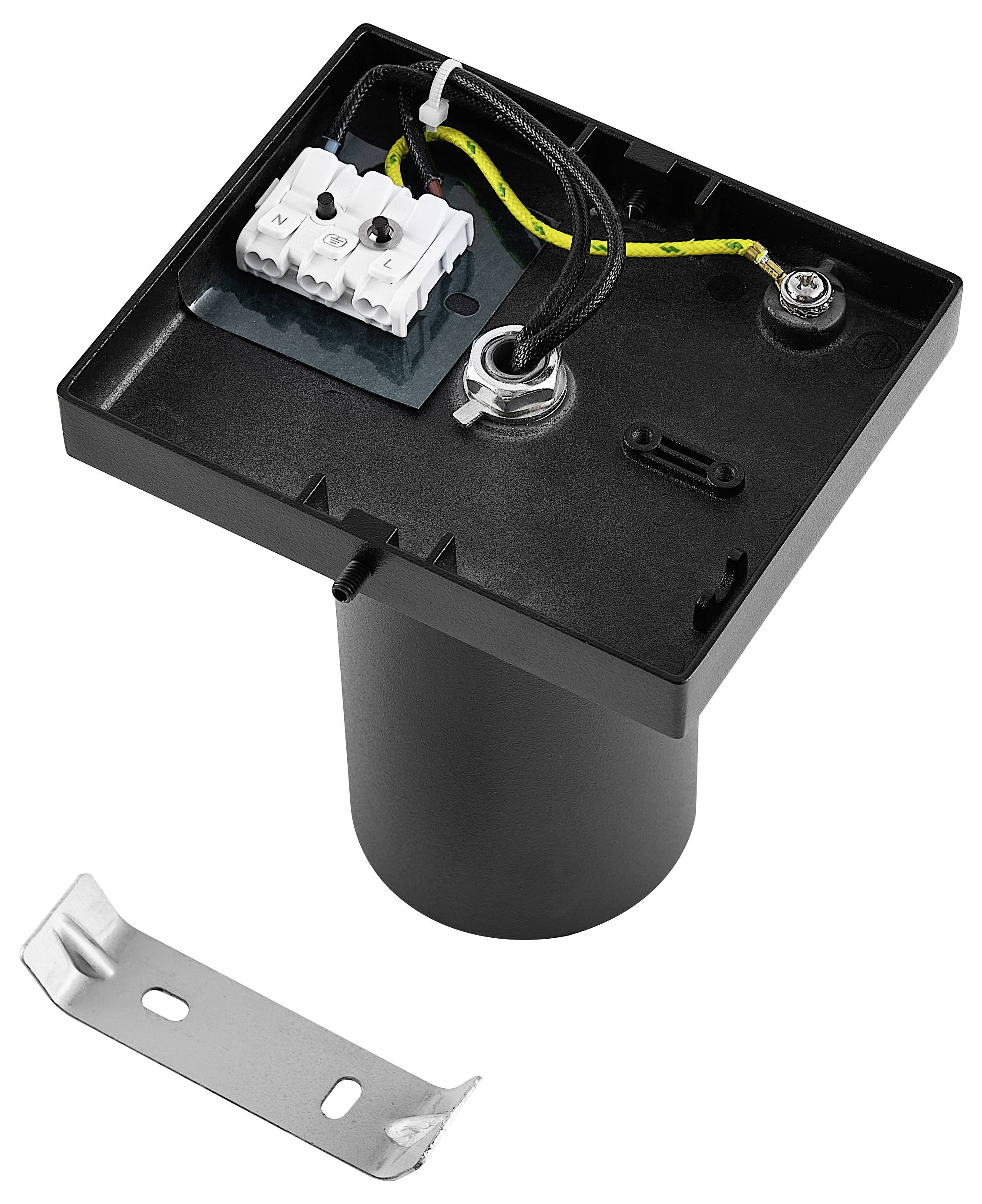 Deko Light 348246 Can Tilt eckig, 1x 7,5W GU10, Schwarz Deckenaufbauleuchte GU10 7.5W Schwarz