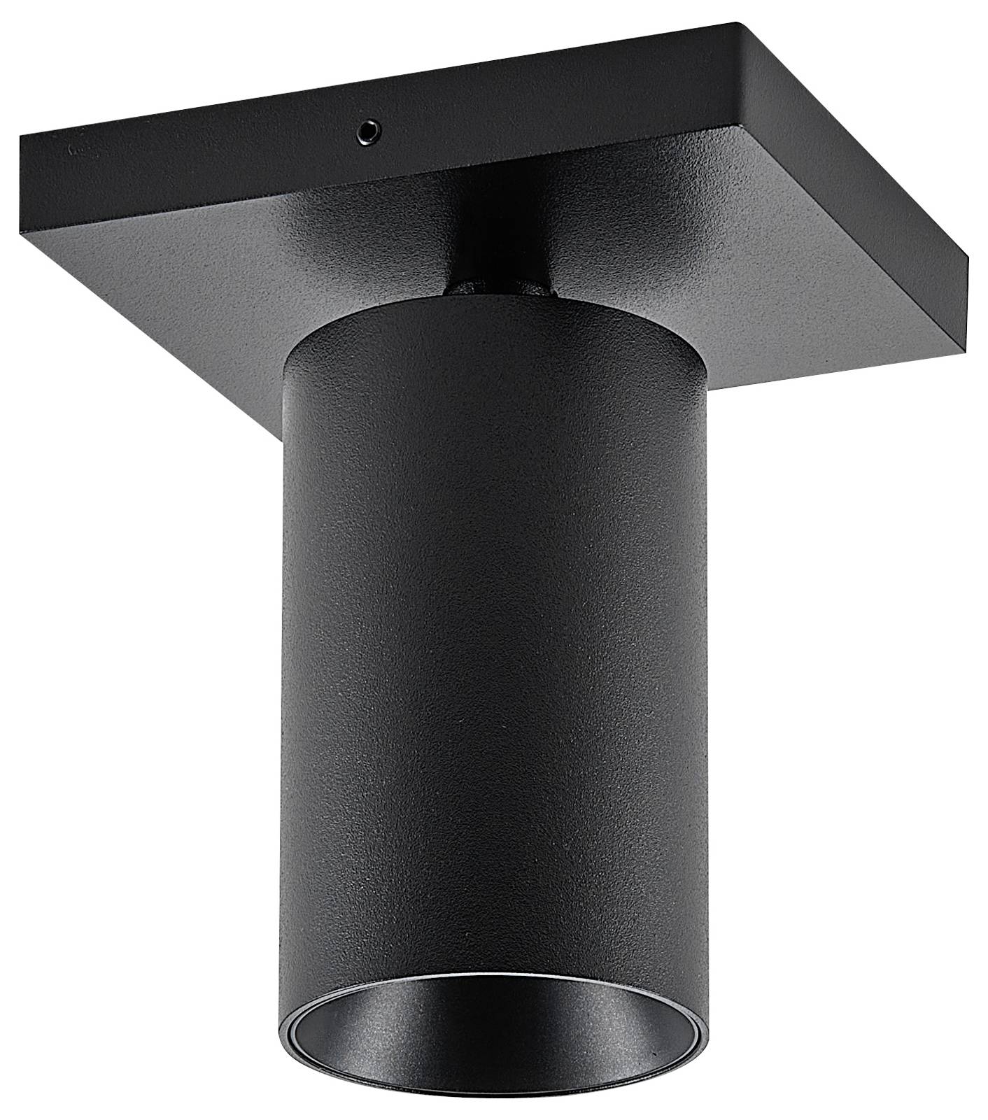 Deko Light 348246 Can Tilt eckig, 1x 7,5W GU10, Schwarz Deckenaufbauleuchte GU10 7.5W Schwarz