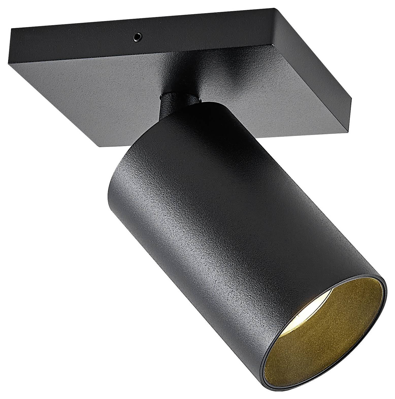 Deko Light 348246 Can Tilt eckig, 1x 7,5W GU10, Schwarz Deckenaufbauleuchte GU10 7.5W Schwarz