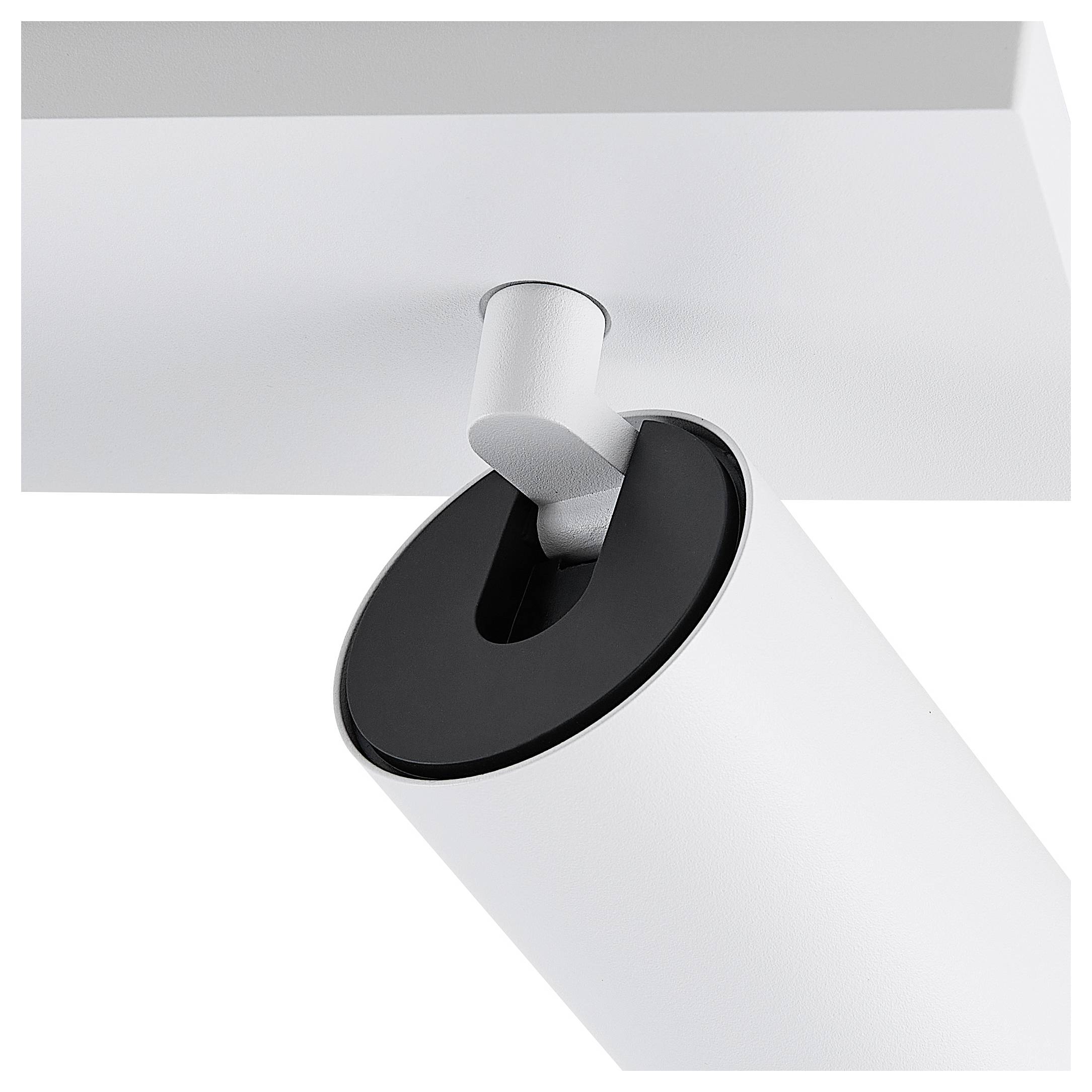 Deko Light 348247 Can Tilt eckig, 2x 7,5W GU10, Weiß Deckenaufbauleuchte GU10 7.5W Weiß