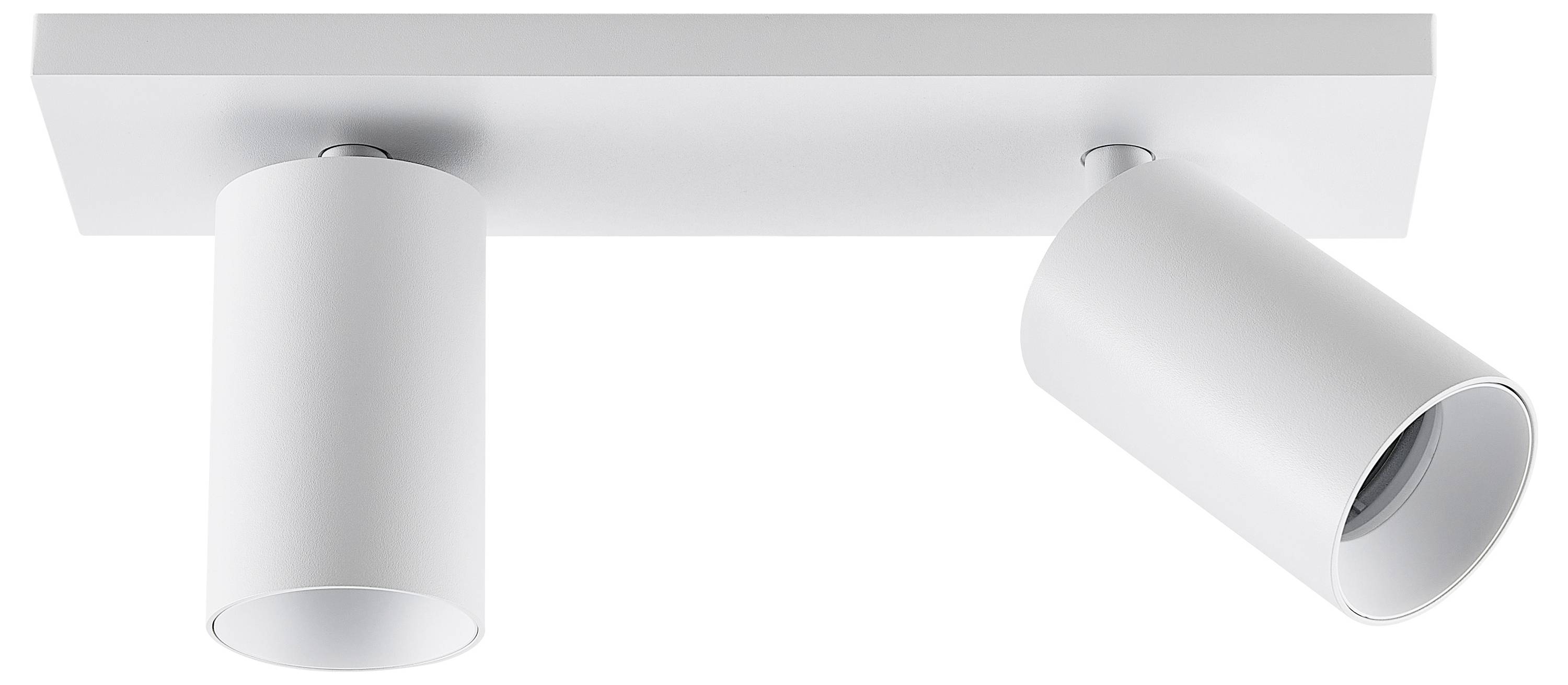 Deko Light 348247 Can Tilt eckig, 2x 7,5W GU10, Weiß Deckenaufbauleuchte GU10 7.5W Weiß