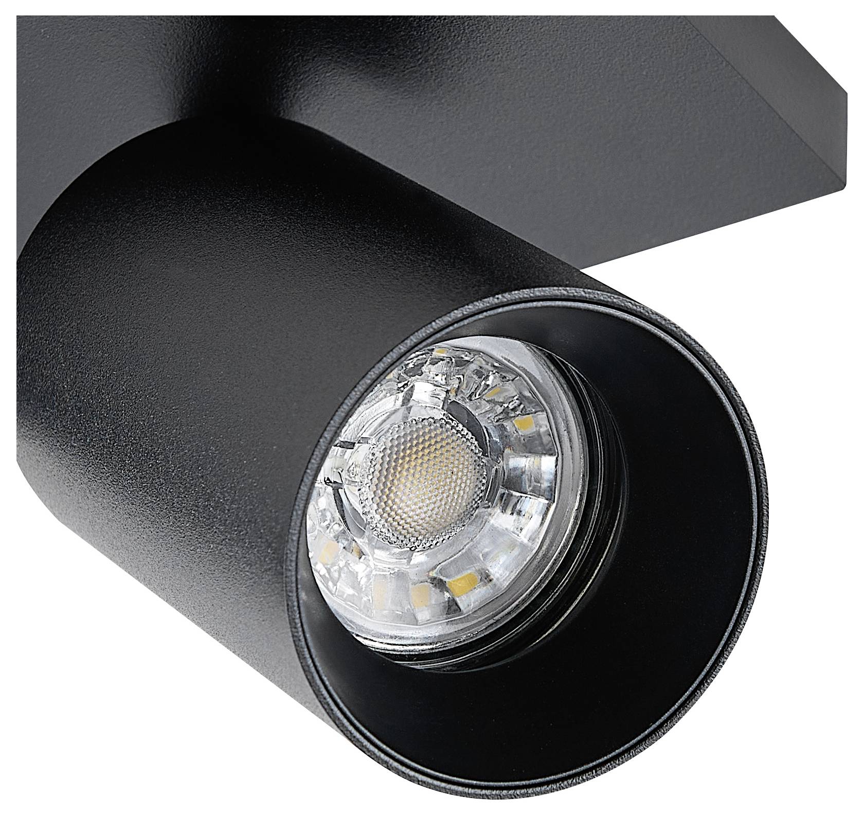 Deko Light 348248 Can Tilt eckig, 2x 7,5W GU10, Schwarz Deckenaufbauleuchte GU10 7.5W Schwarz