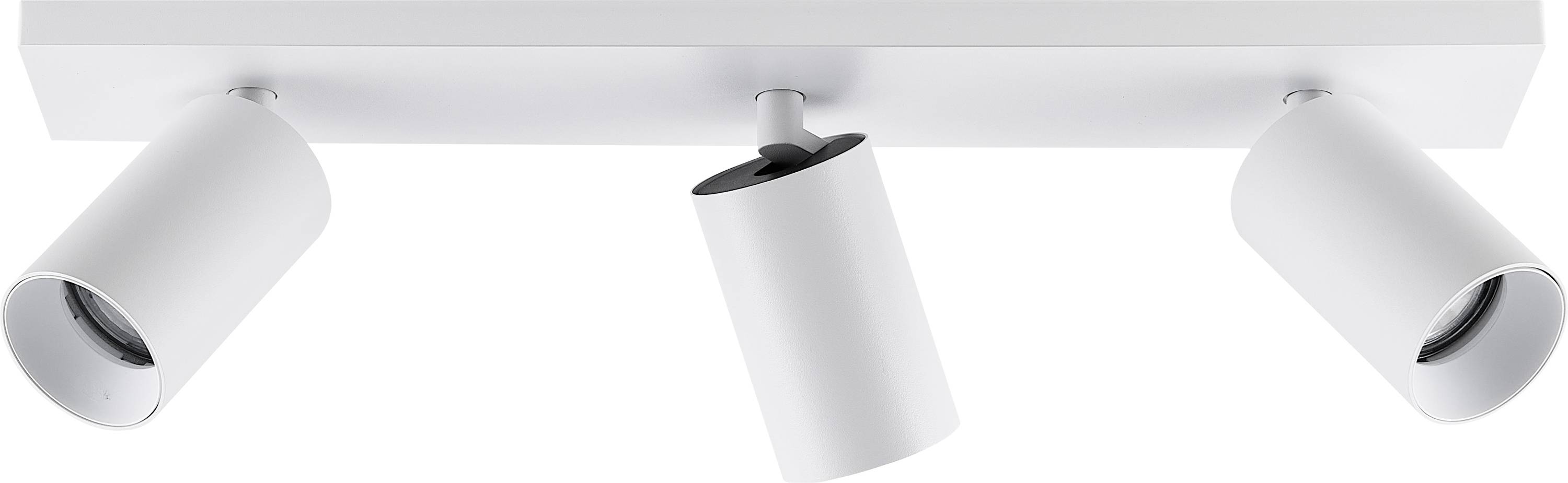 Deko Light 348249 Can Tilt eckig, 3x 7,5W GU10, Weiß Deckenaufbauleuchte GU10 7.5W Weiß