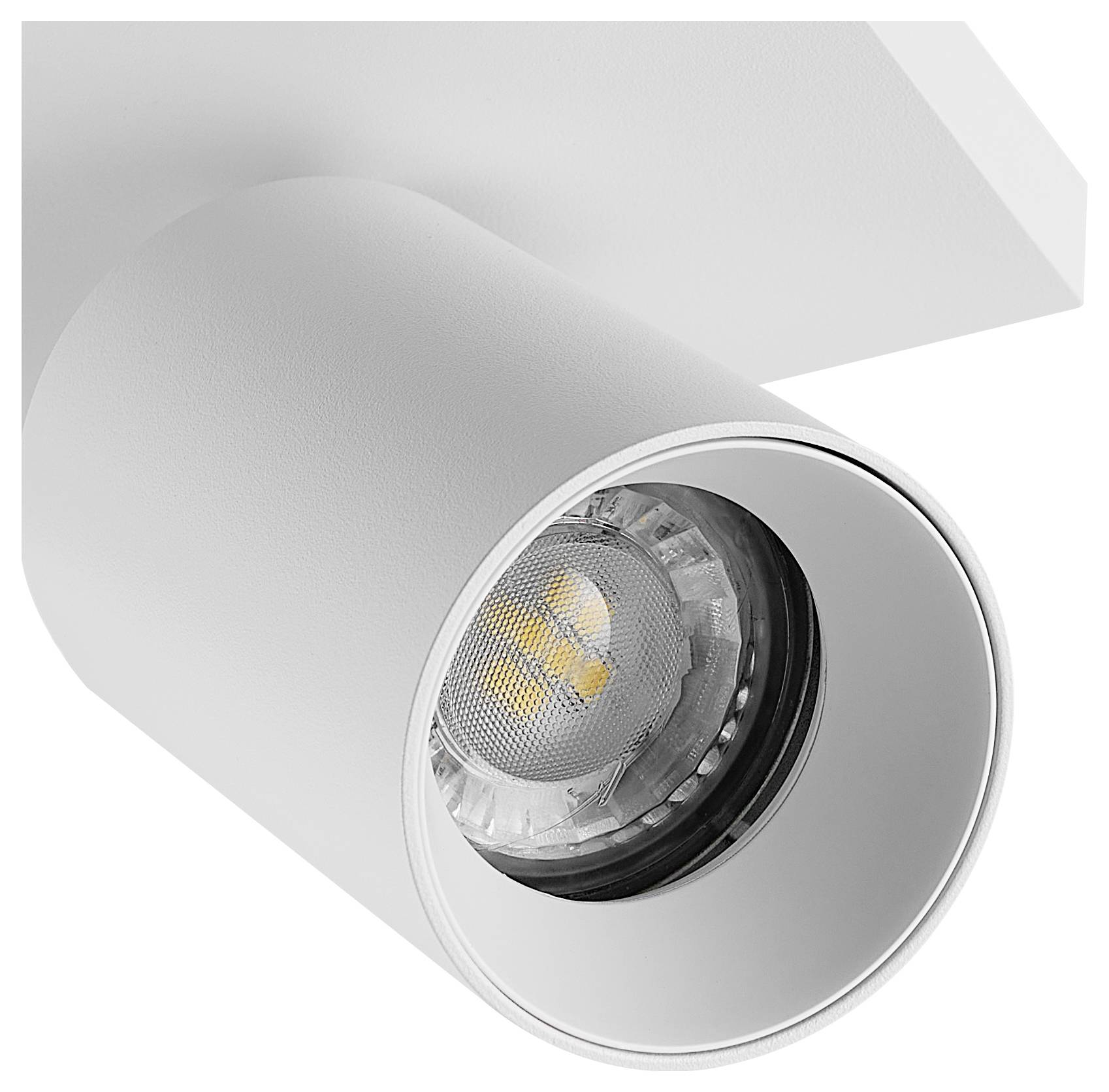 Deko Light 348249 Can Tilt eckig, 3x 7,5W GU10, Weiß Deckenaufbauleuchte GU10 7.5W Weiß