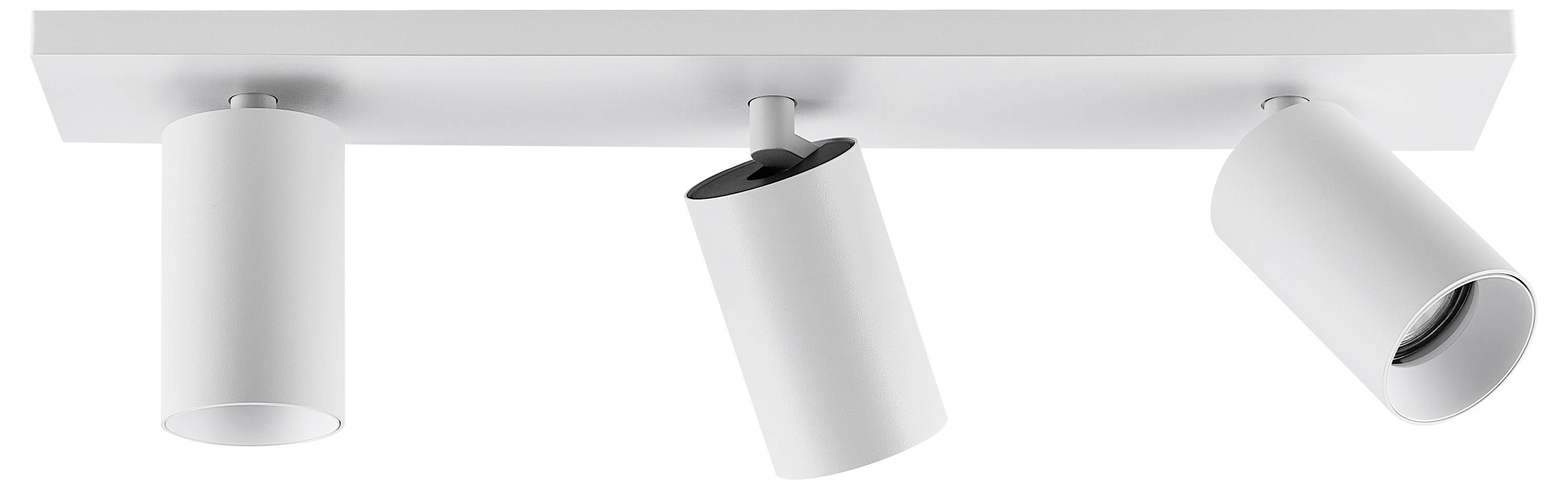 Deko Light 348249 Can Tilt eckig, 3x 7,5W GU10, Weiß Deckenaufbauleuchte GU10 7.5W Weiß