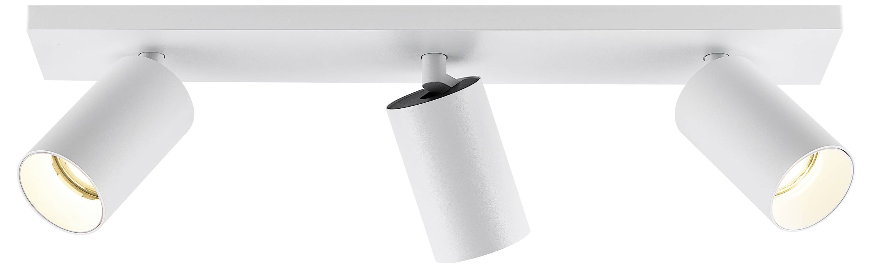 Deko Light 348249 Can Tilt eckig, 3x 7,5W GU10, Weiß Deckenaufbauleuchte GU10 7.5W Weiß