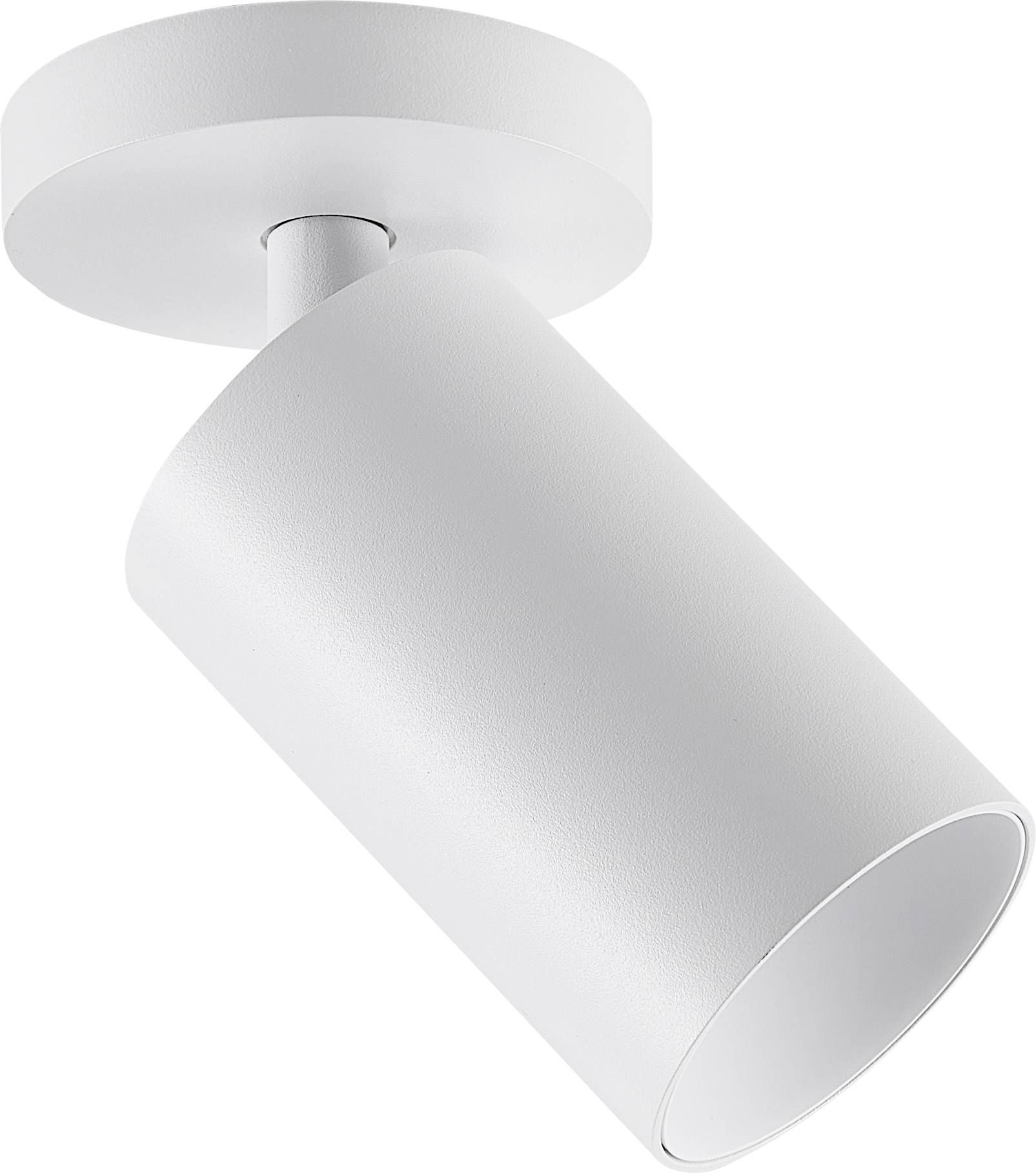 Deko Light 348251 Can Tilt rund, 1x 7,5W GU10, Weiß Deckenaufbauleuchte GU10 7.5W Weiß