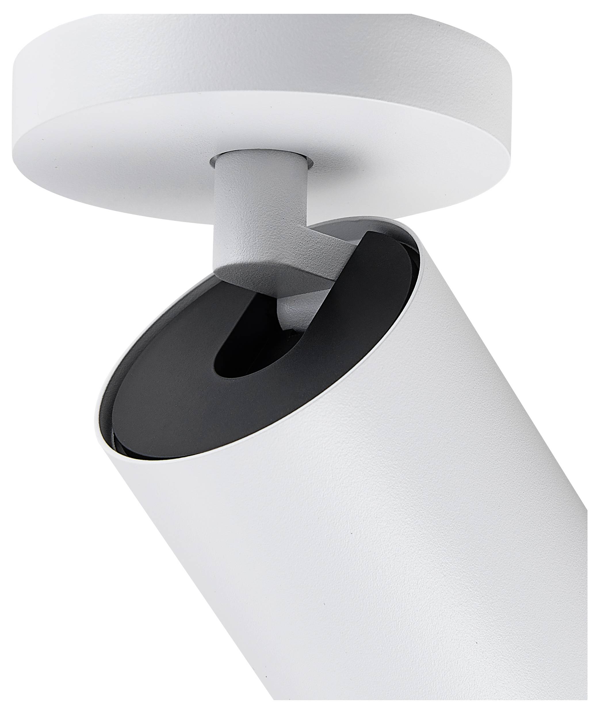 Deko Light 348251 Can Tilt rund, 1x 7,5W GU10, Weiß Deckenaufbauleuchte GU10 7.5W Weiß