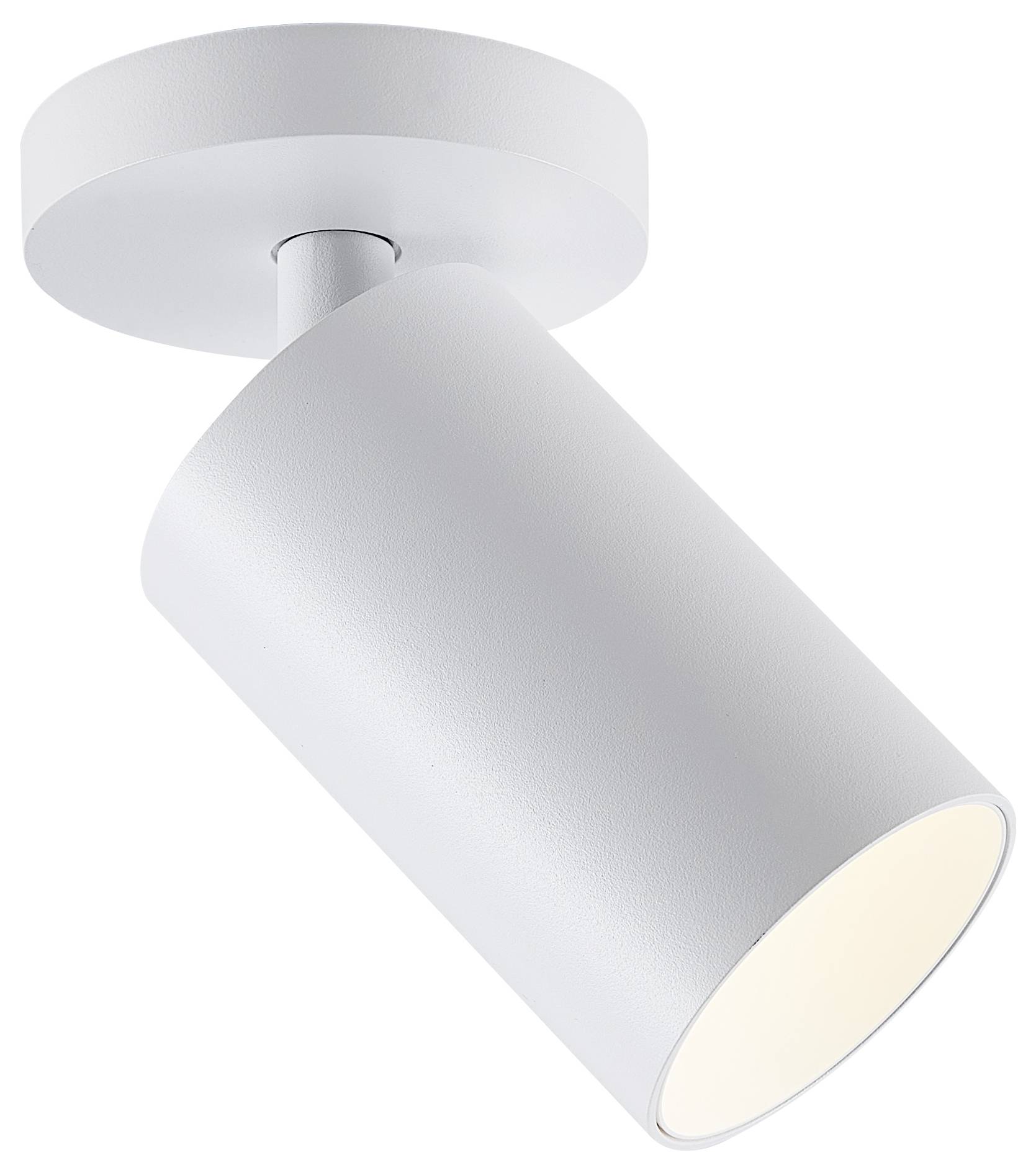 Deko Light 348251 Can Tilt rund, 1x 7,5W GU10, Weiß Deckenaufbauleuchte GU10 7.5W Weiß