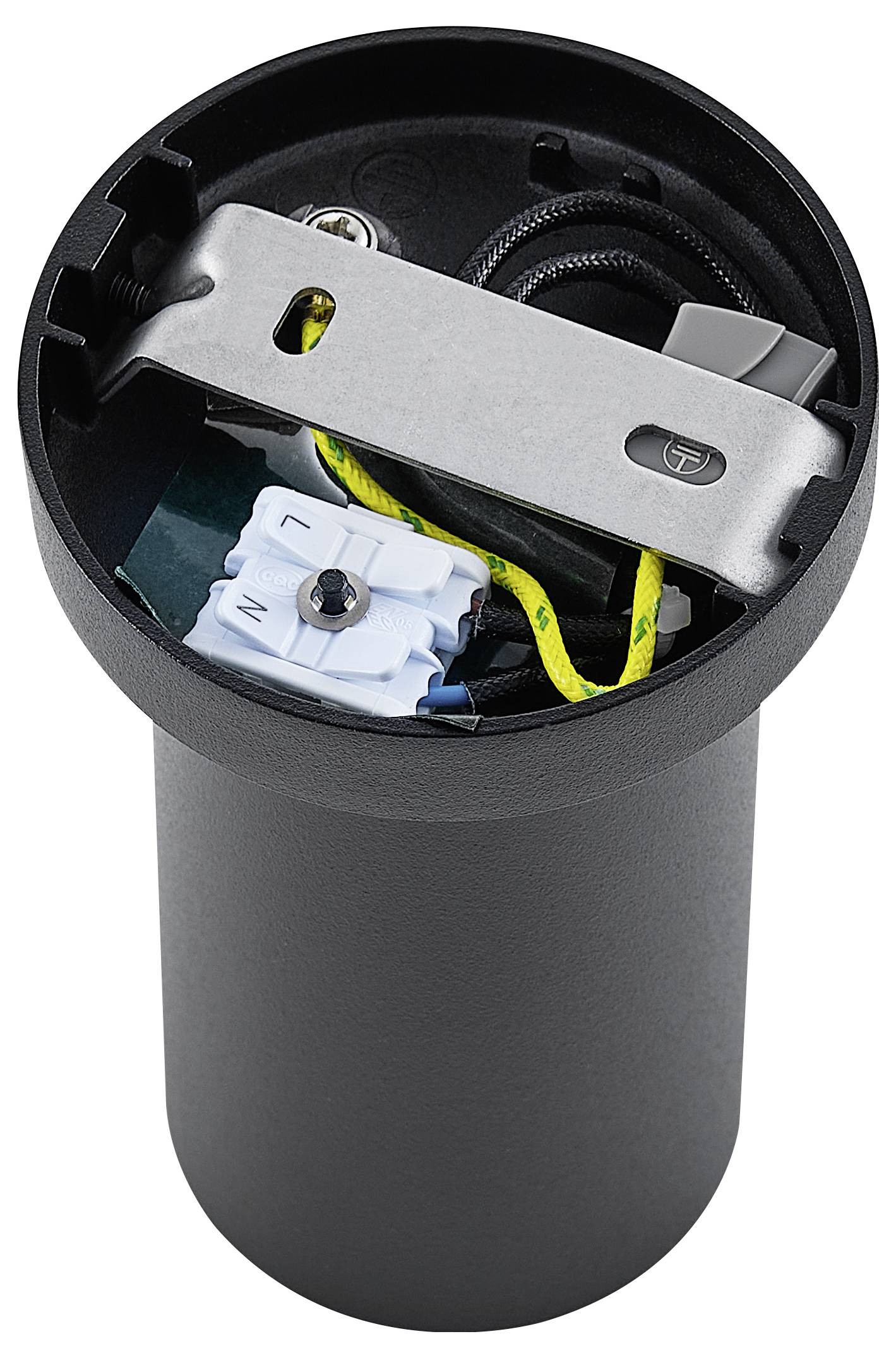 Deko Light 348252 Can Tilt rund, 1x 7,5W GU10, Schwarz Deckenaufbauleuchte GU10 7.5W Schwarz