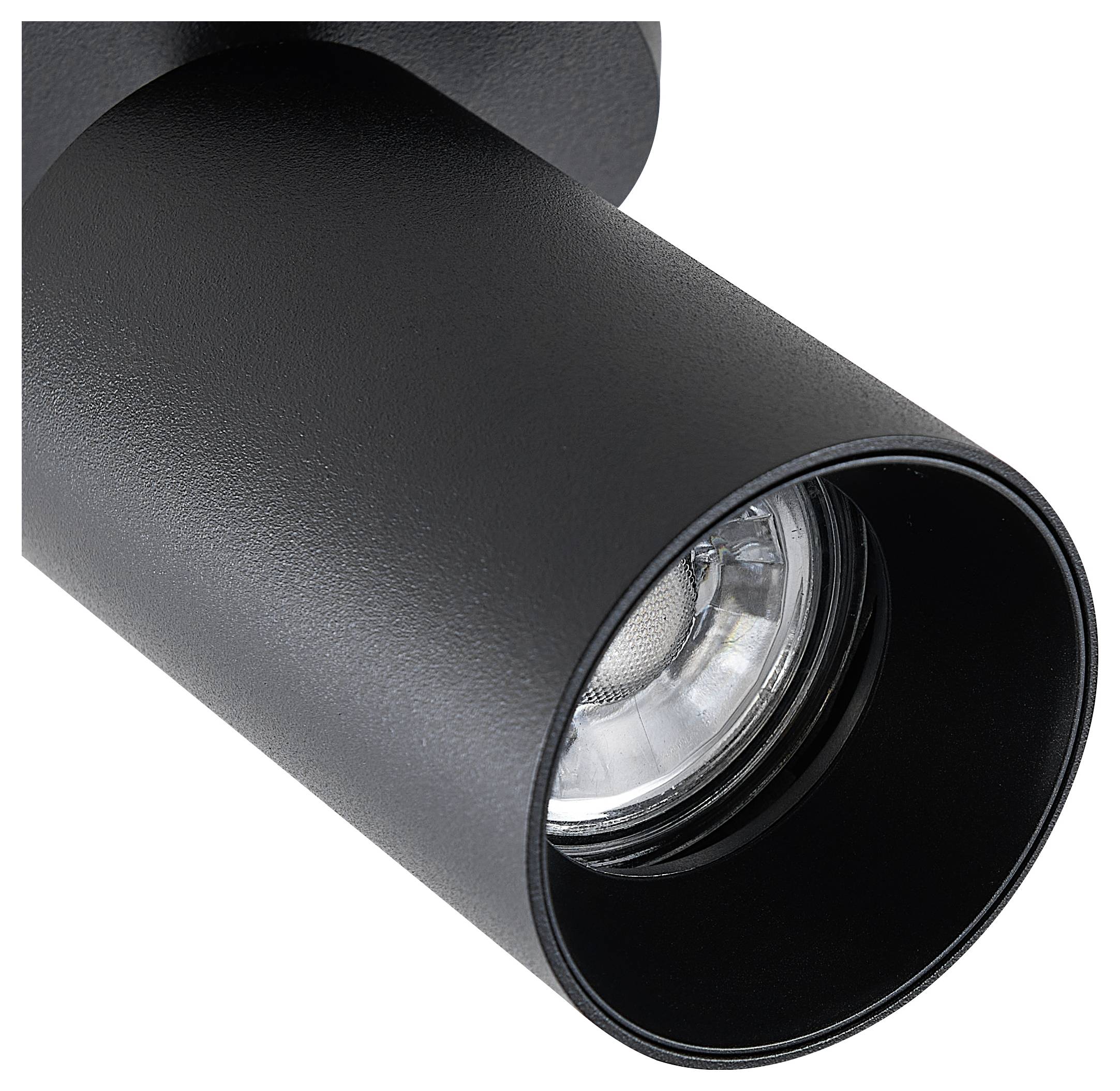 Deko Light 348252 Can Tilt rund, 1x 7,5W GU10, Schwarz Deckenaufbauleuchte GU10 7.5W Schwarz
