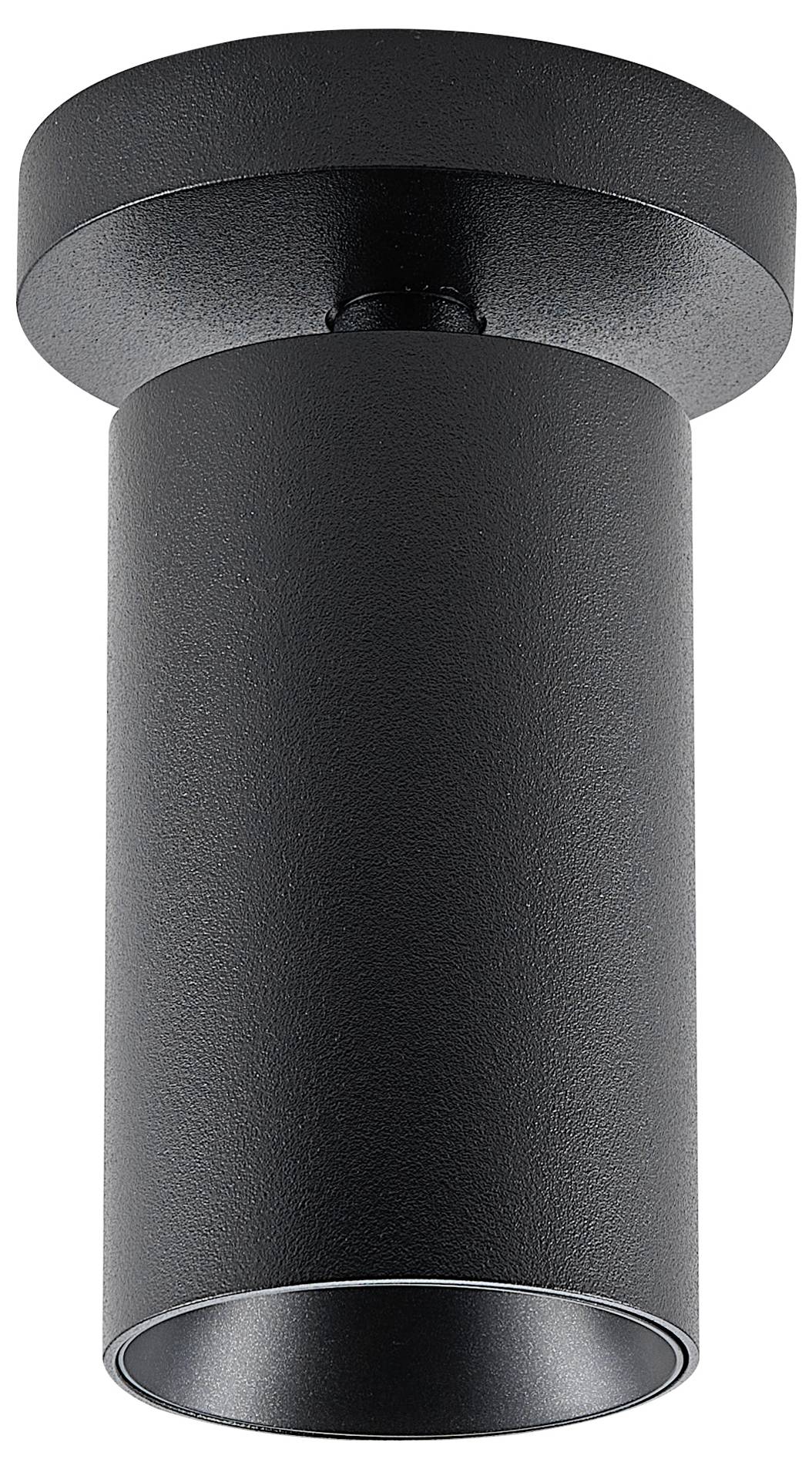 Deko Light 348252 Can Tilt rund, 1x 7,5W GU10, Schwarz Deckenaufbauleuchte GU10 7.5W Schwarz