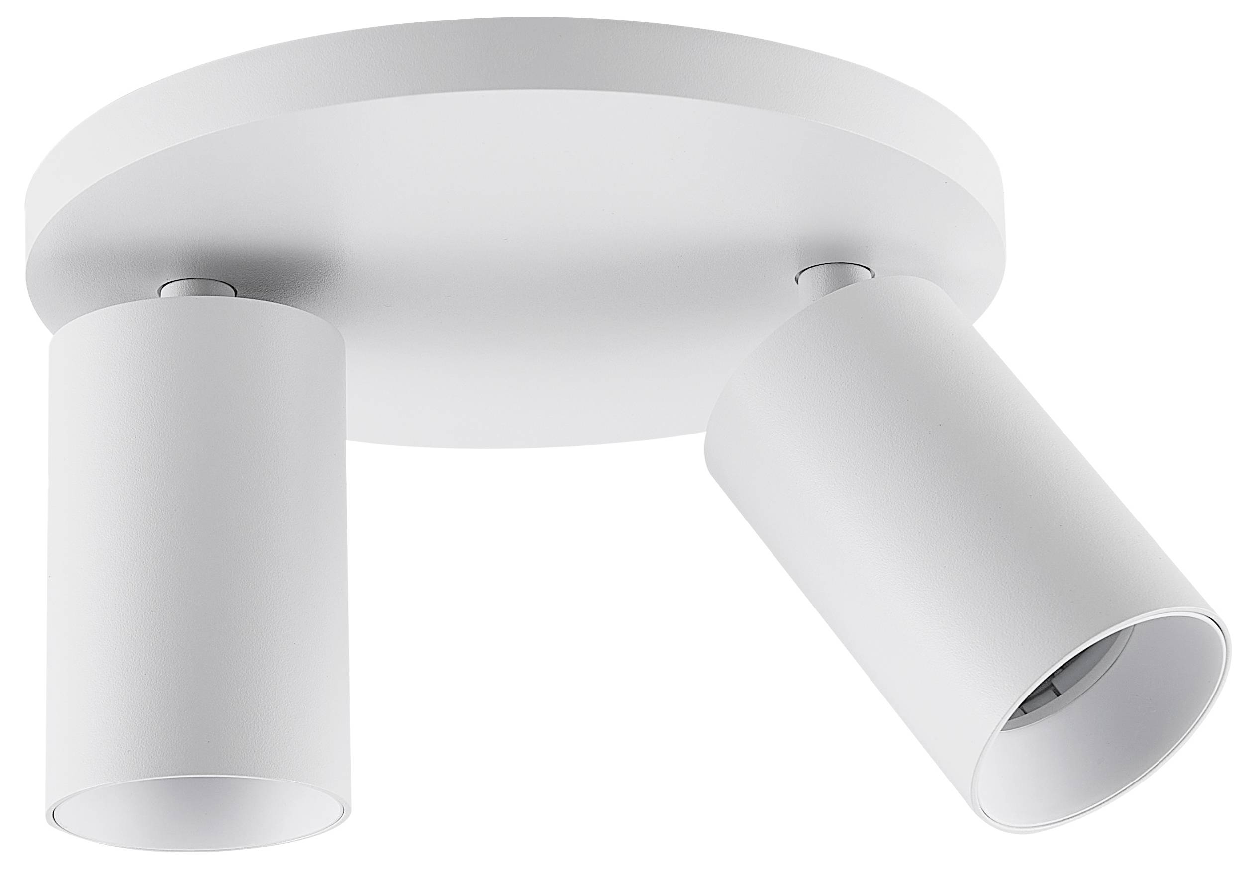 Deko Light 348253 Can Tilt rund, 2x 7,5W GU10, Weiß Deckenaufbauleuchte GU10 7.5W Weiß