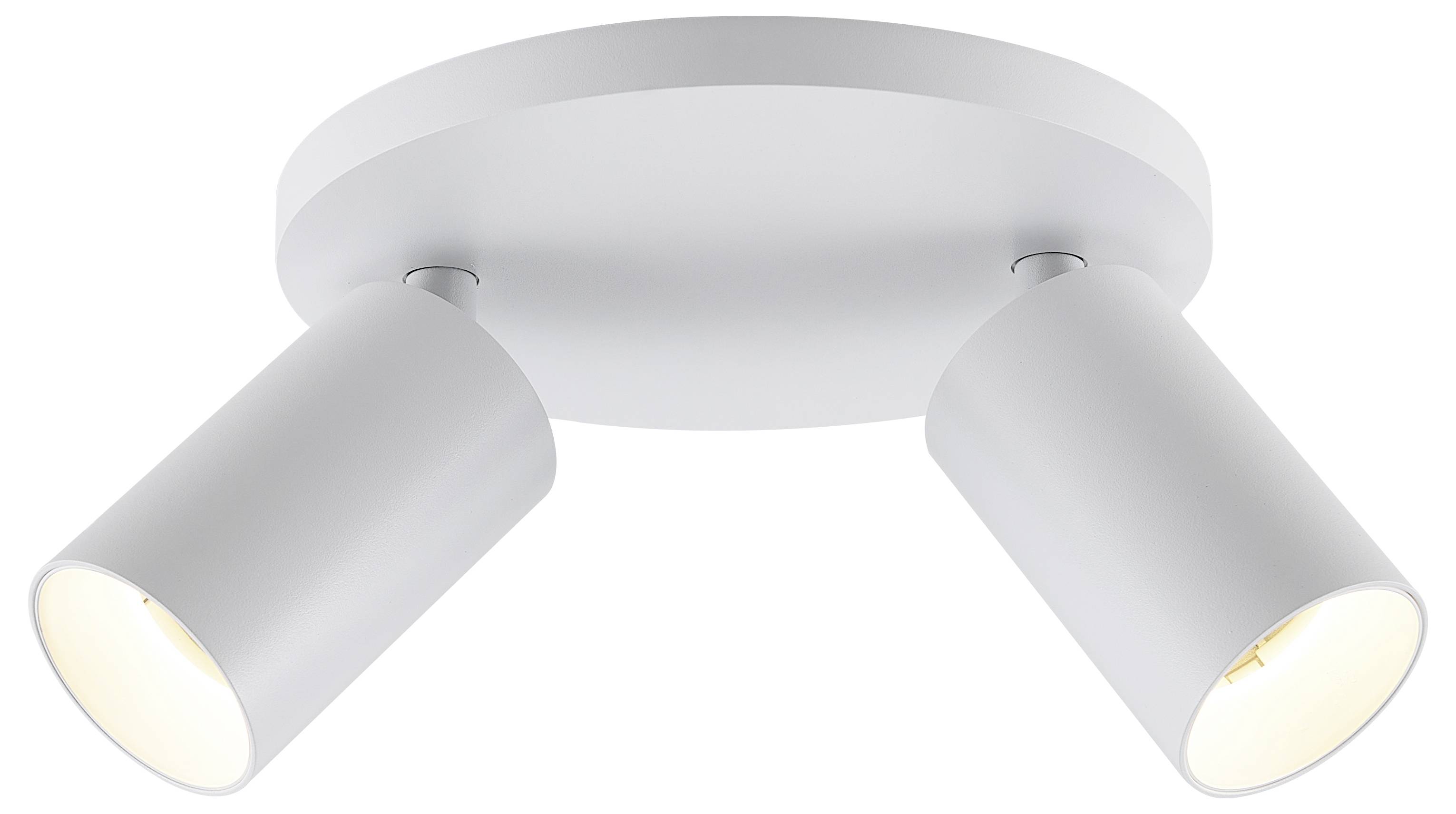 Deko Light 348253 Can Tilt rund, 2x 7,5W GU10, Weiß Deckenaufbauleuchte GU10 7.5W Weiß