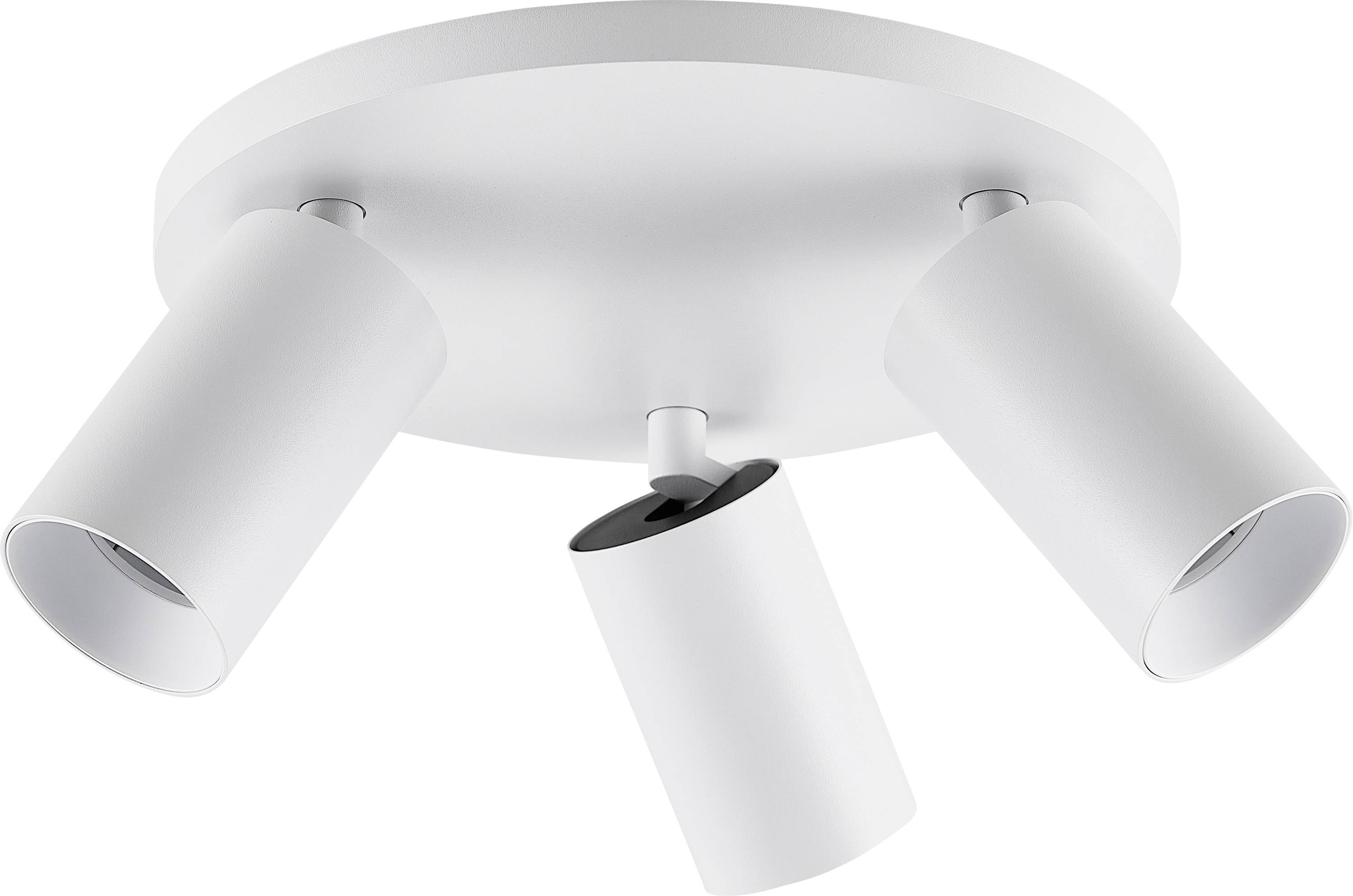 Deko Light 348255 Can Tilt rund, 3x 7,5W GU10, Weiß Deckenaufbauleuchte GU10 7.5W Weiß