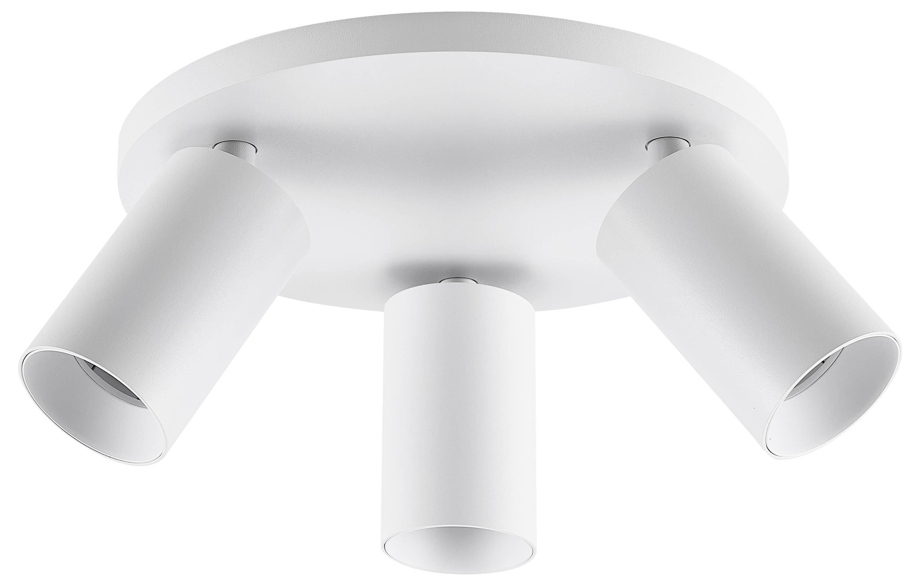 Deko Light 348255 Can Tilt rund, 3x 7,5W GU10, Weiß Deckenaufbauleuchte GU10 7.5W Weiß