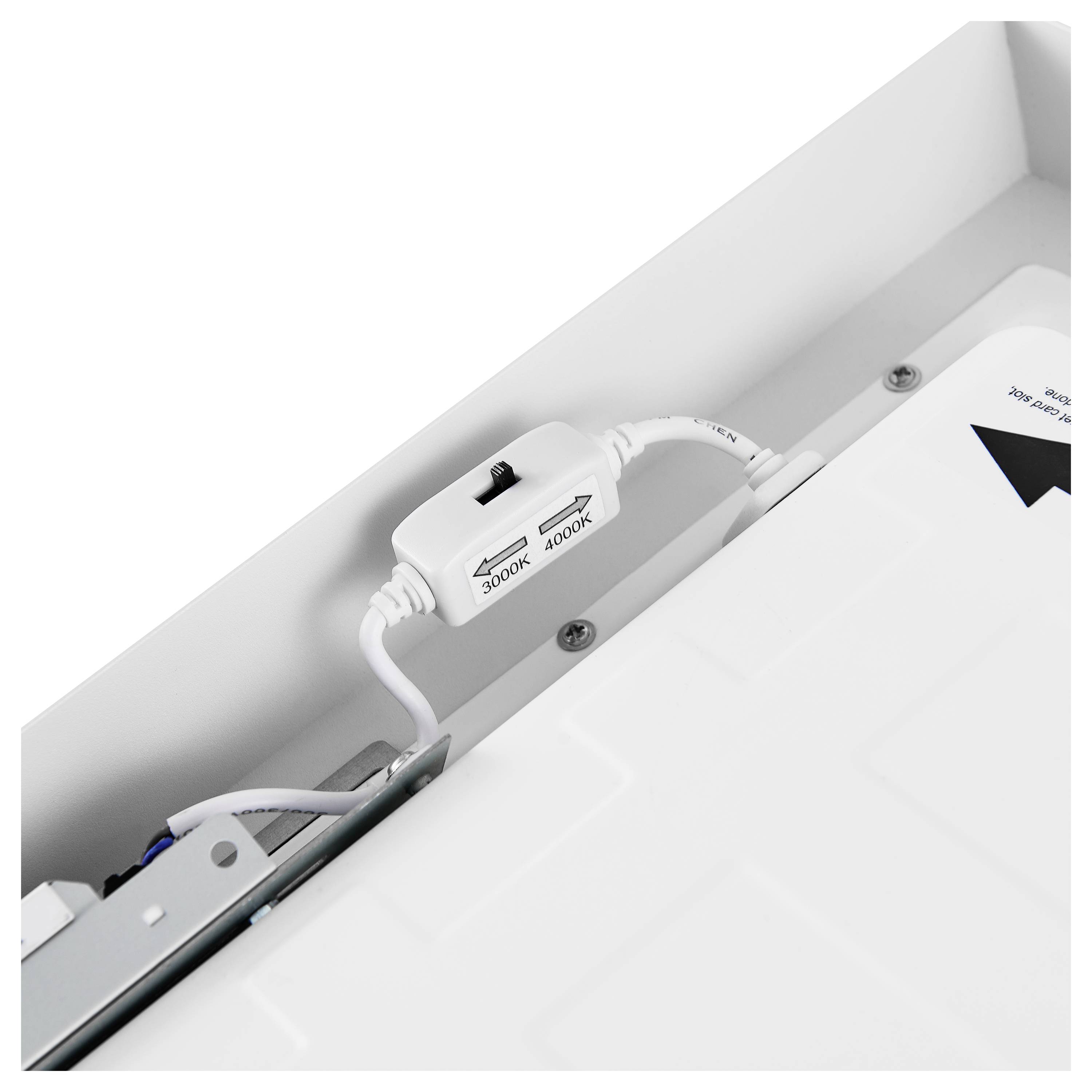 Deko Light 348258 Pro Office Sano 625, 27/30/33/35 W, DIM, 3000/4000 K, weiß Deckenaufbauleuchte SMD LED Lichtquelle nicht austauschbar EEK: E (A