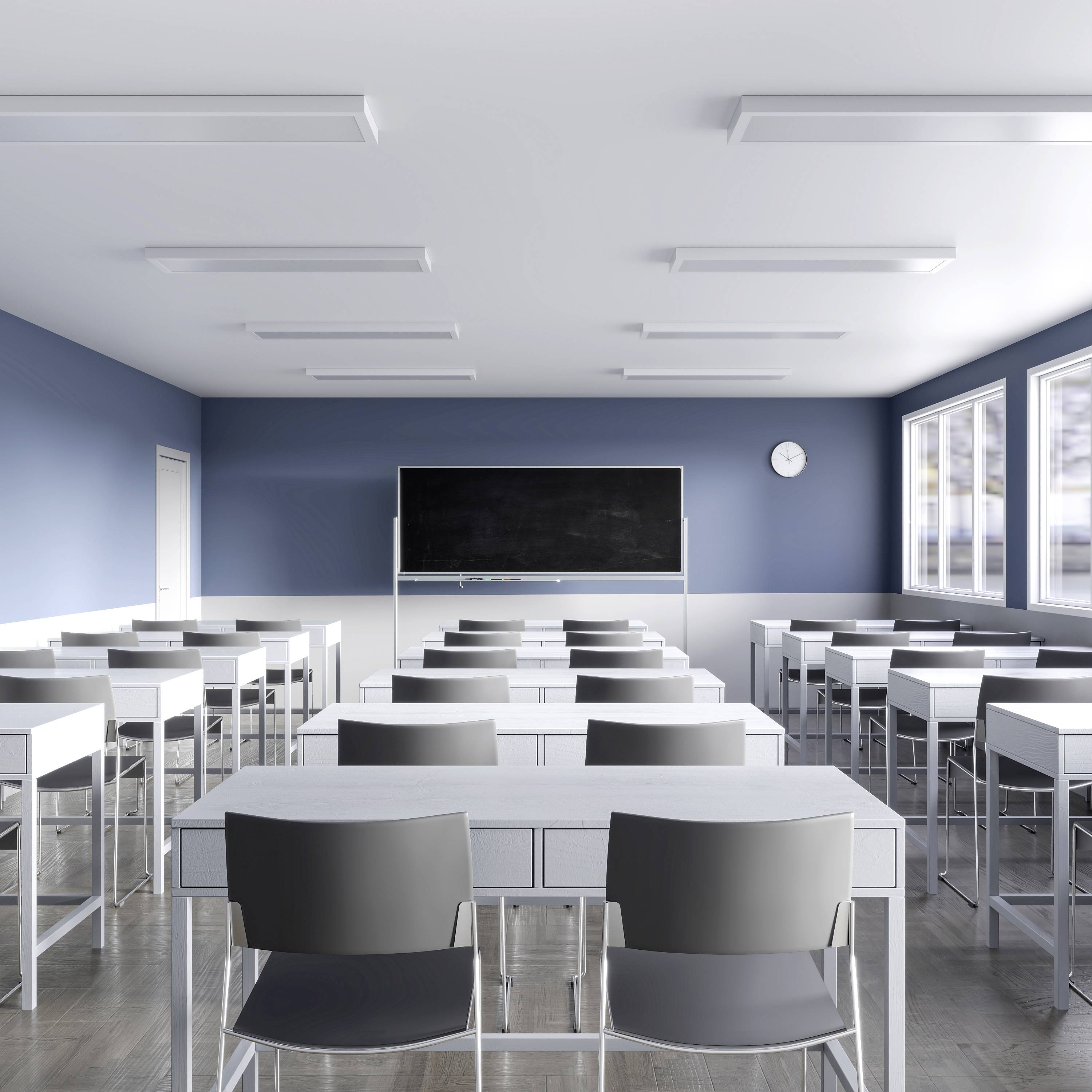 Deko Light 348259 Pro Office Sano 1225, 27/30/32/35 W, DIM, 3000/4000 K, weiß Deckenaufbauleuchte SMD LED Lichtquelle nicht