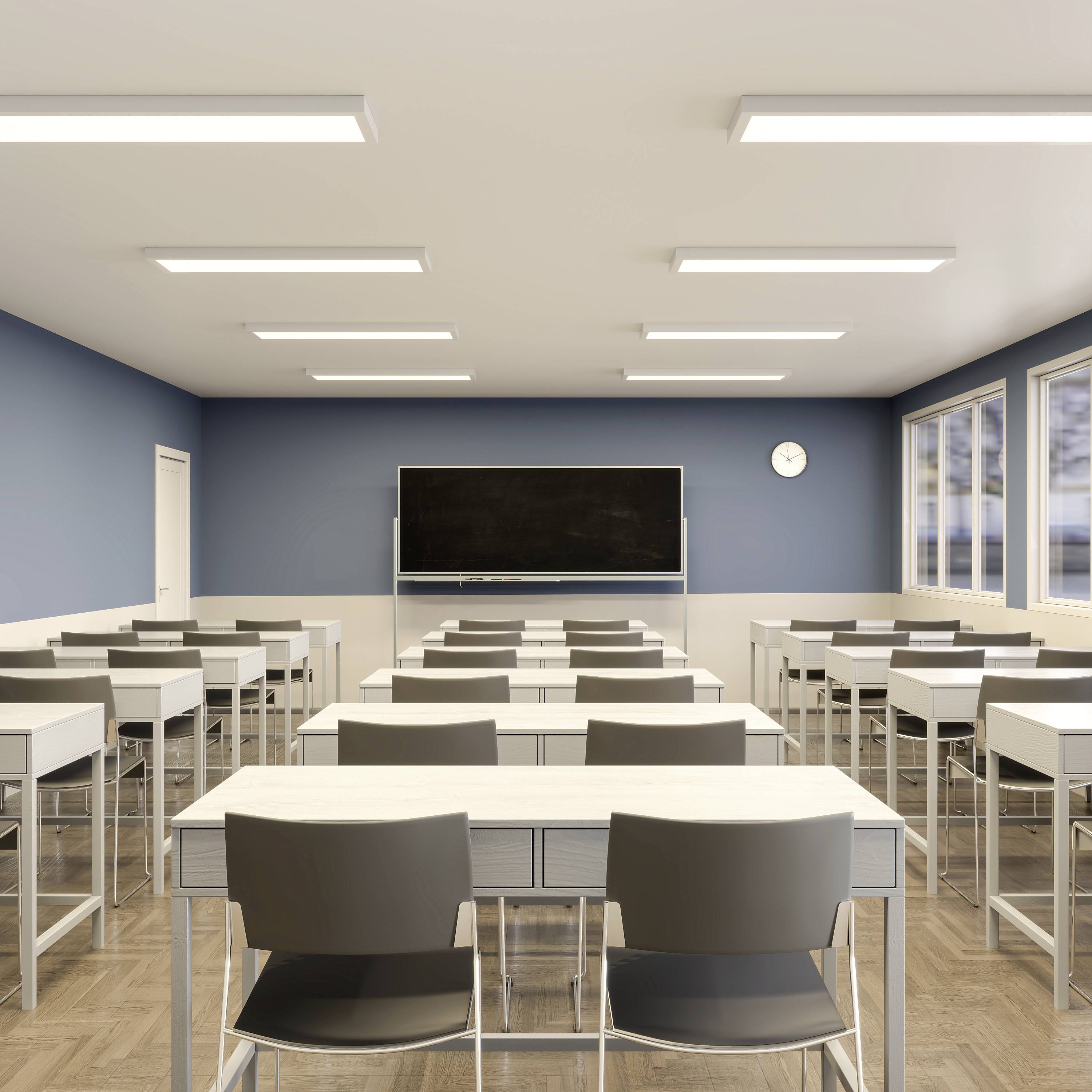 Deko Light 348259 Pro Office Sano 1225, 27/30/32/35 W, DIM, 3000/4000 K, weiß Deckenaufbauleuchte SMD LED Lichtquelle nicht austauschbar EEK: F (A