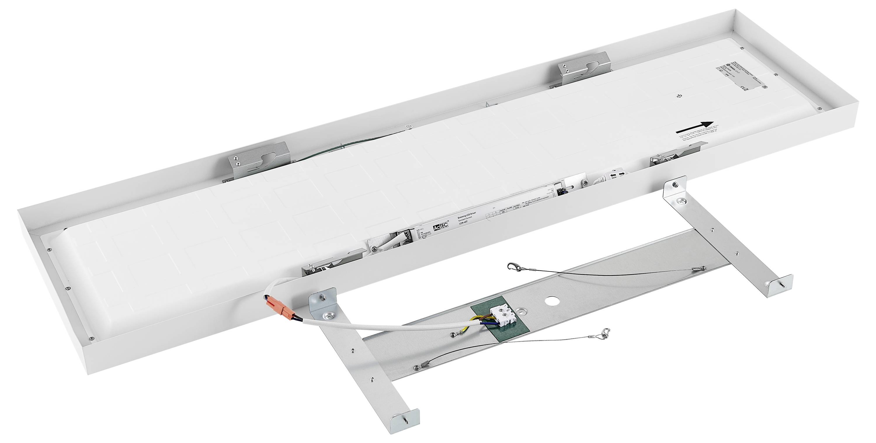 Deko Light 348259 Pro Office Sano 1225, 27/30/32/35 W, DIM, 3000/4000 K, weiß Deckenaufbauleuchte SMD LED Lichtquelle nicht