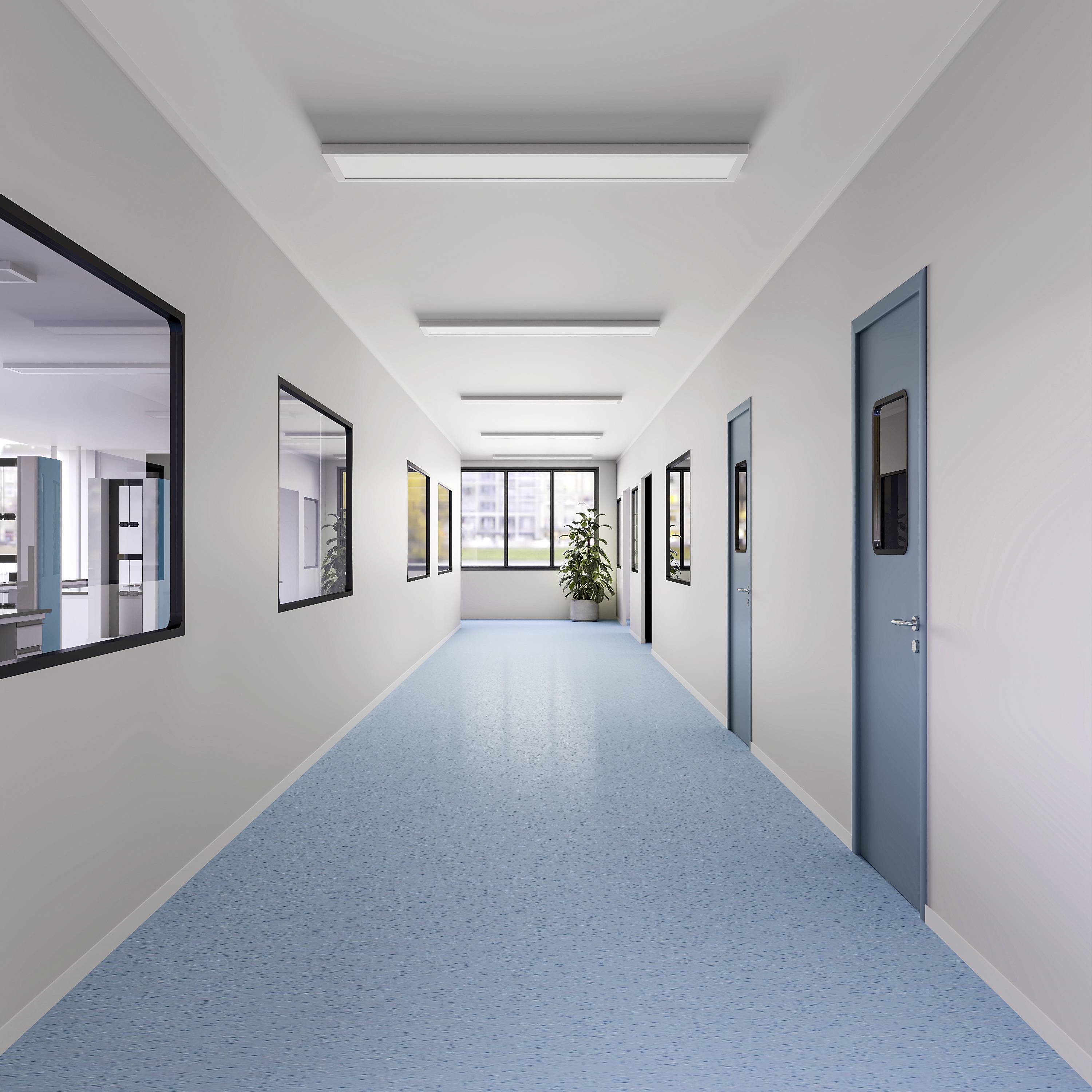 Deko Light 348260 Pro Office Sano 1525, 32/35,5/38/43 W, DIM, 3000/4000 K, weiß Deckenaufbauleuchte SMD LED Lichtquelle nicht austauschbar EEK: E (A