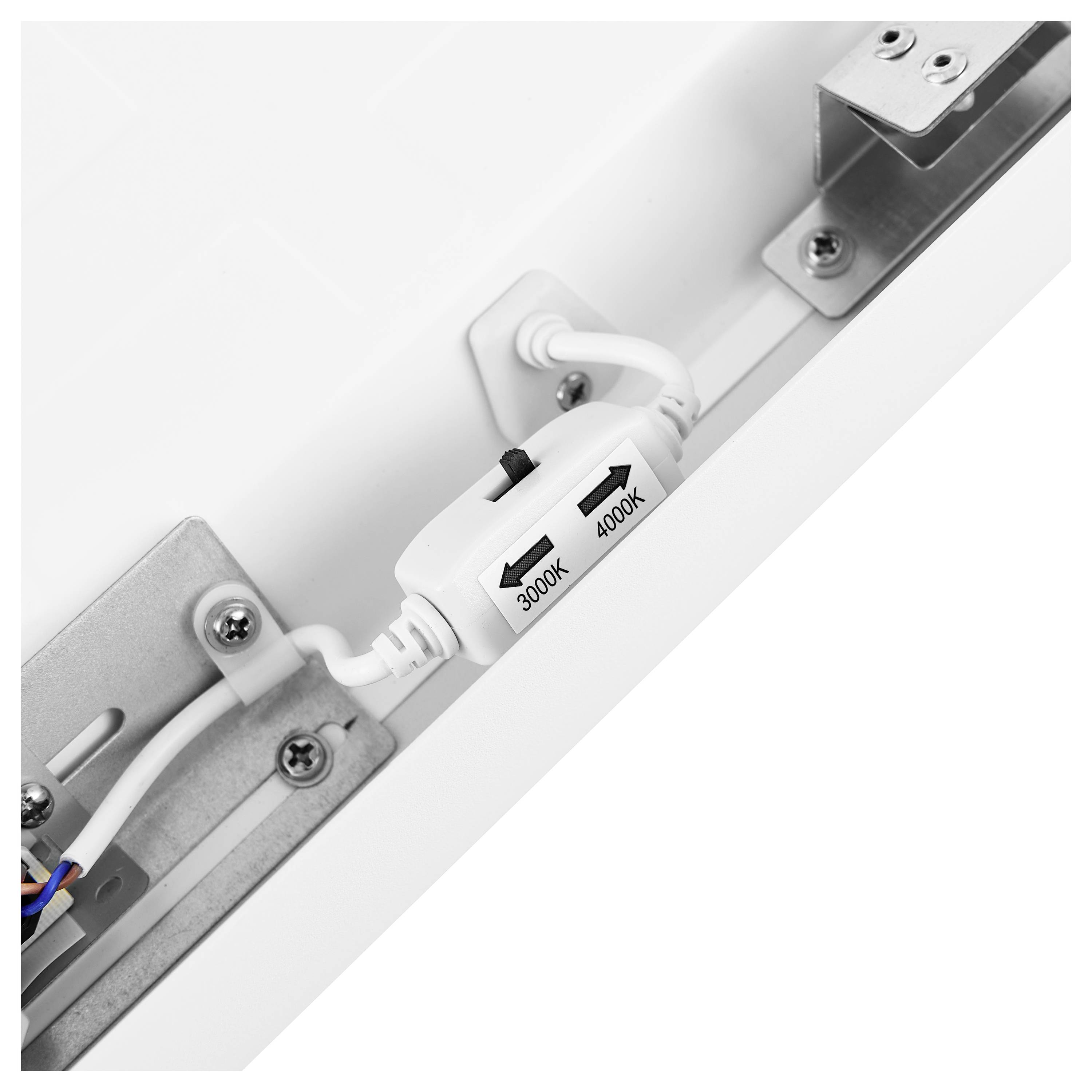 Deko Light 348260 Pro Office Sano 1525, 32/35,5/38/43 W, DIM, 3000/4000 K, weiß Deckenaufbauleuchte SMD LED Lichtquelle nicht austauschbar EEK: E (A