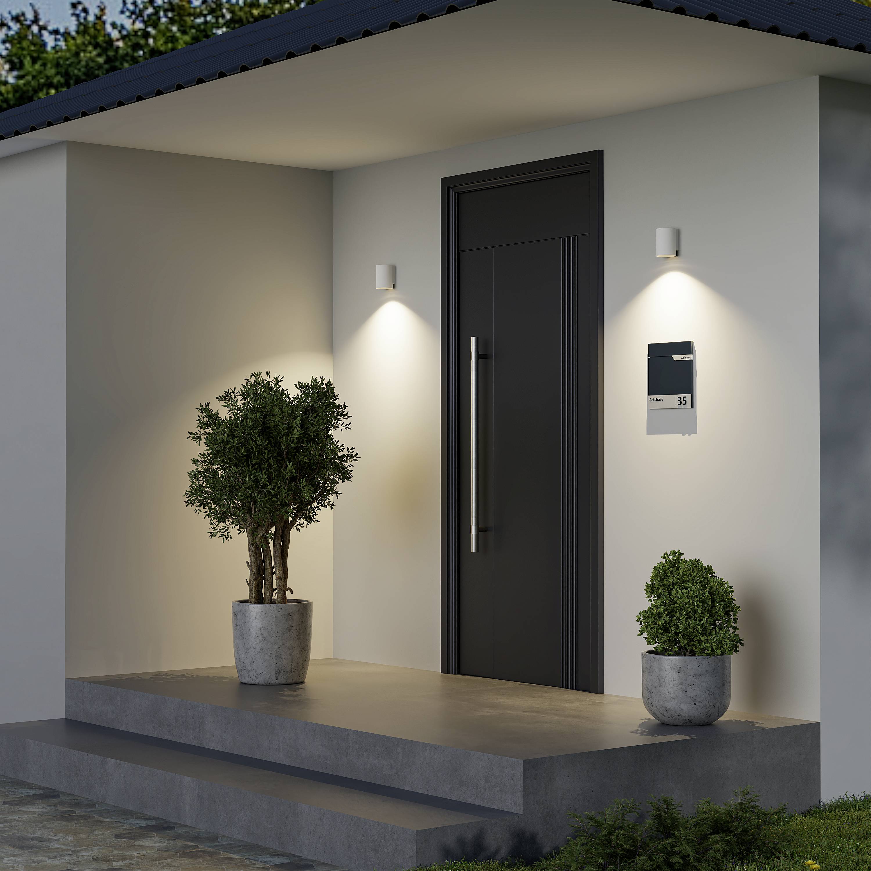 Deko Light Can IP65, 1x 7,5W GU10, Weiß 731223 Wandaufbauleuchte GU10 7.5W Weiß