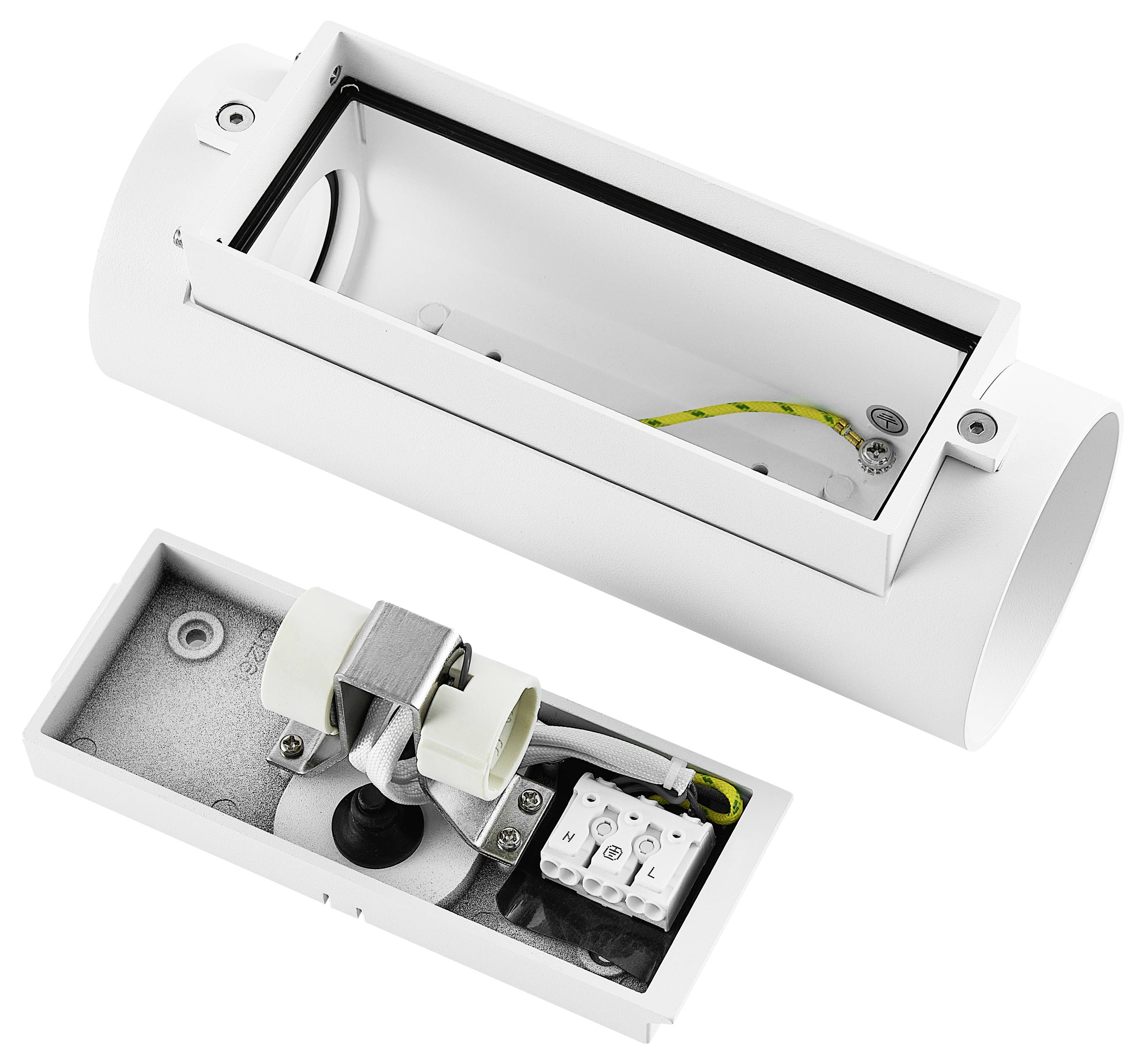 Deko Light Can IP65 up & down, 2x 7,5W GU10, Weiß 731225 Wandaufbauleuchte GU10 7.5W Weiß