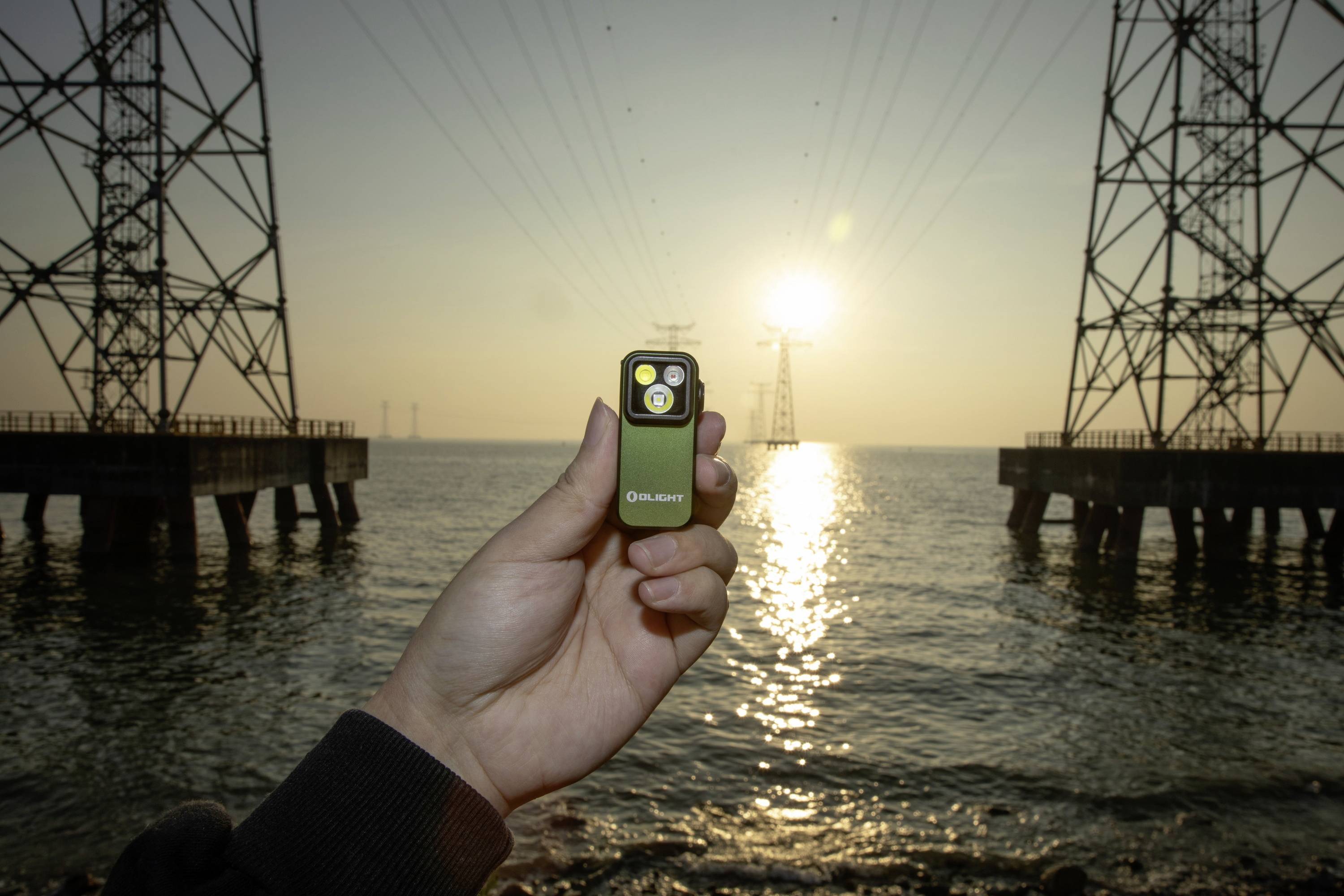 OLight 12974 Oclip Pro green Mobile Kleinleuchte LED Grün