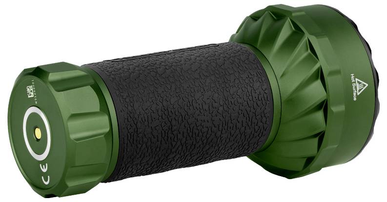 OLight Marauder Mini green LED Taschenlampe Große Reichweite, IPX8 (wasserdicht) akkubetrieben 7000lm 462g