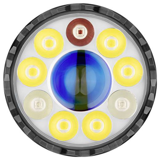 OLight Marauder Mini green LED Taschenlampe Große Reichweite, IPX8 (wasserdicht) akkubetrieben 7000lm 462g