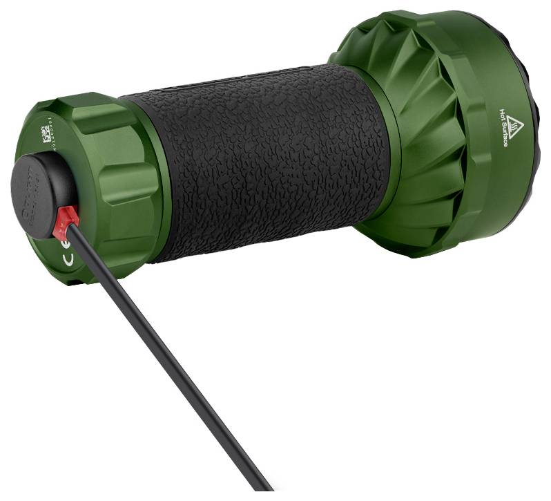 OLight Marauder Mini green LED Taschenlampe Große Reichweite, IPX8 (wasserdicht) akkubetrieben 7000lm 462g