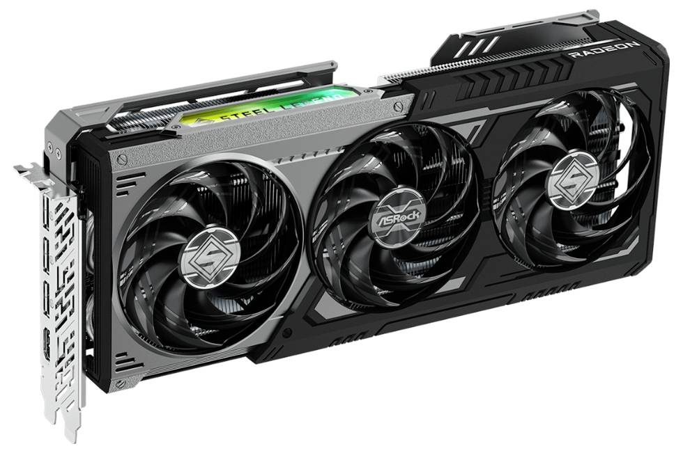 ASRock Grafikkarte AMD Radeon Graphics RX 9070XT Radeon RX 9070 XT 16 GB DDR-RAM HDMI®, DisplayPort, PCIe