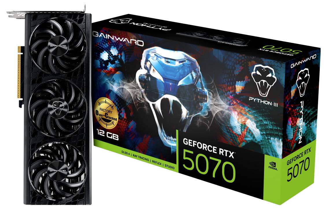 Gainward Grafikkarte Nvidia GeForce RTX 5070 GeForce RTX 5070 12GB GDDR7-RAM