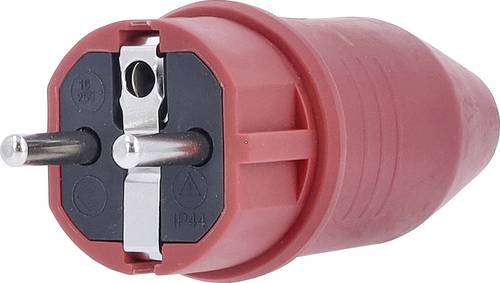 AS Schwabe 62290 Schutzkontaktstecker 230 V Rot