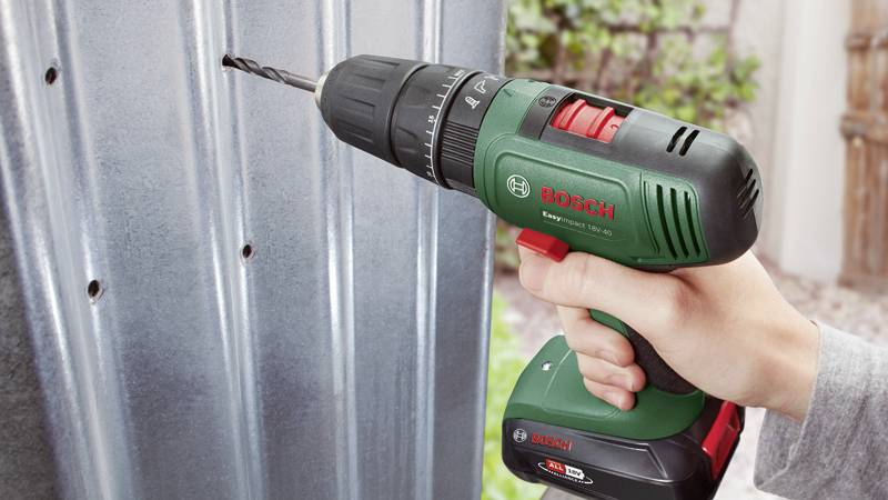 Bosch Home and Garden EasyImpact 18V-40 -Akku-Schlagbohrmaschine