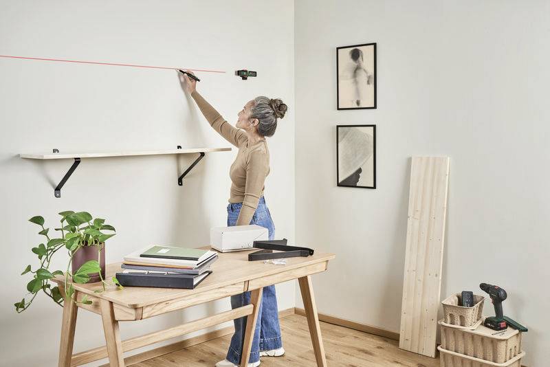 Bosch Home and Garden UniversalWallLevel 0603663J00 Laser-Wasserwaage 159mm