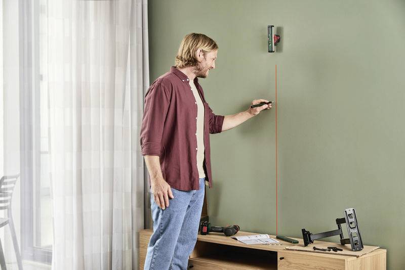 Bosch Home and Garden UniversalWallLevel 0603663J00 Laser-Wasserwaage 159 mm