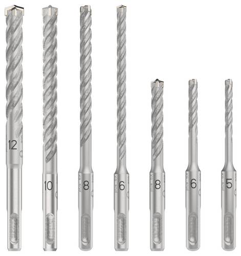 Bosch Accessories 2608707246 2608707246 Hammerbohrer-Set 5 mm, 6 mm, 8 mm, 6 mm, 8 mm, 10 mm 1 St.