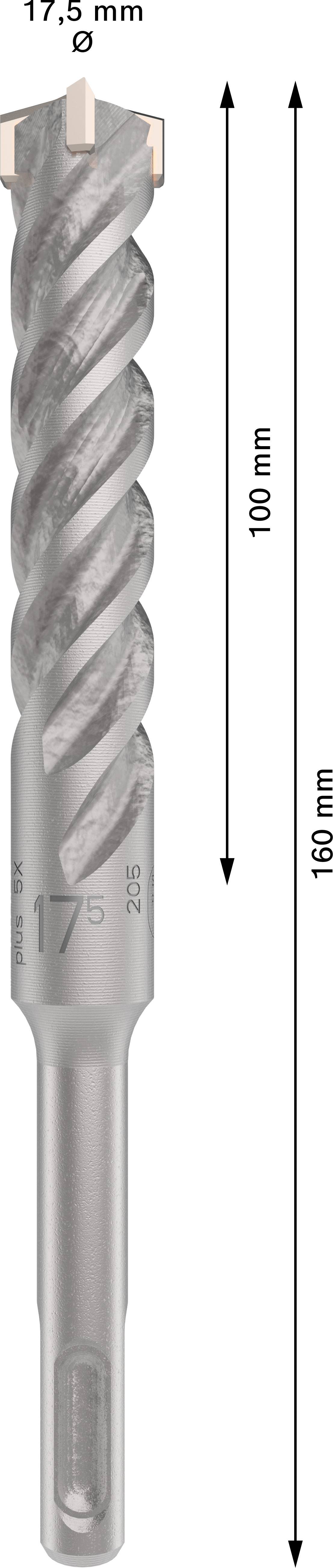 Bosch Accessories 2608836630 2608836630 Hammerbohrer 17.5mm SDS-Plus 1St.