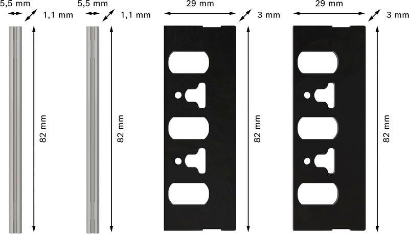 Bosch Accessories Hobelmesser 2608838999 1St.