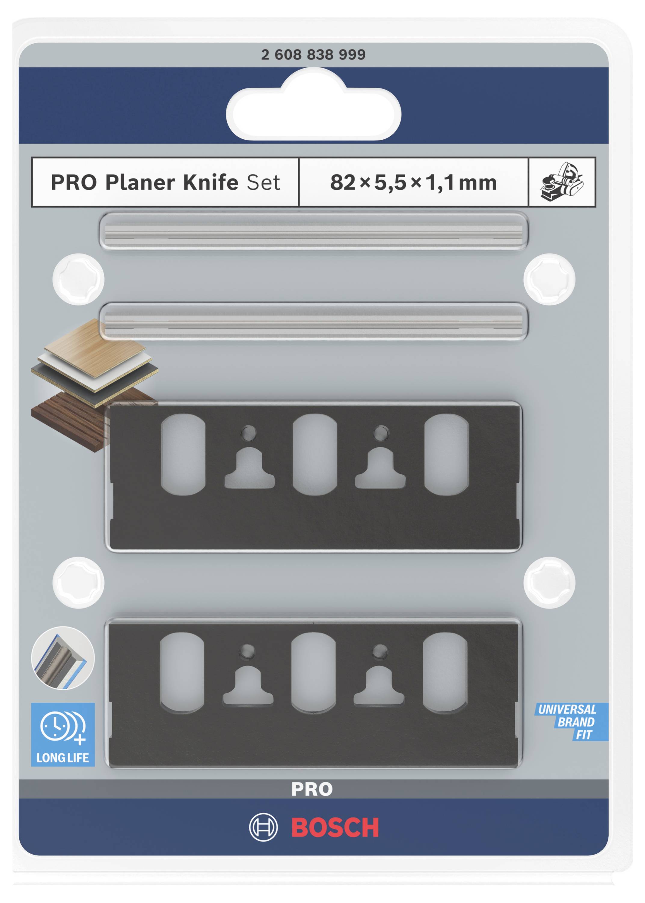 Bosch Accessories Hobelmesser 2608838999 1St.