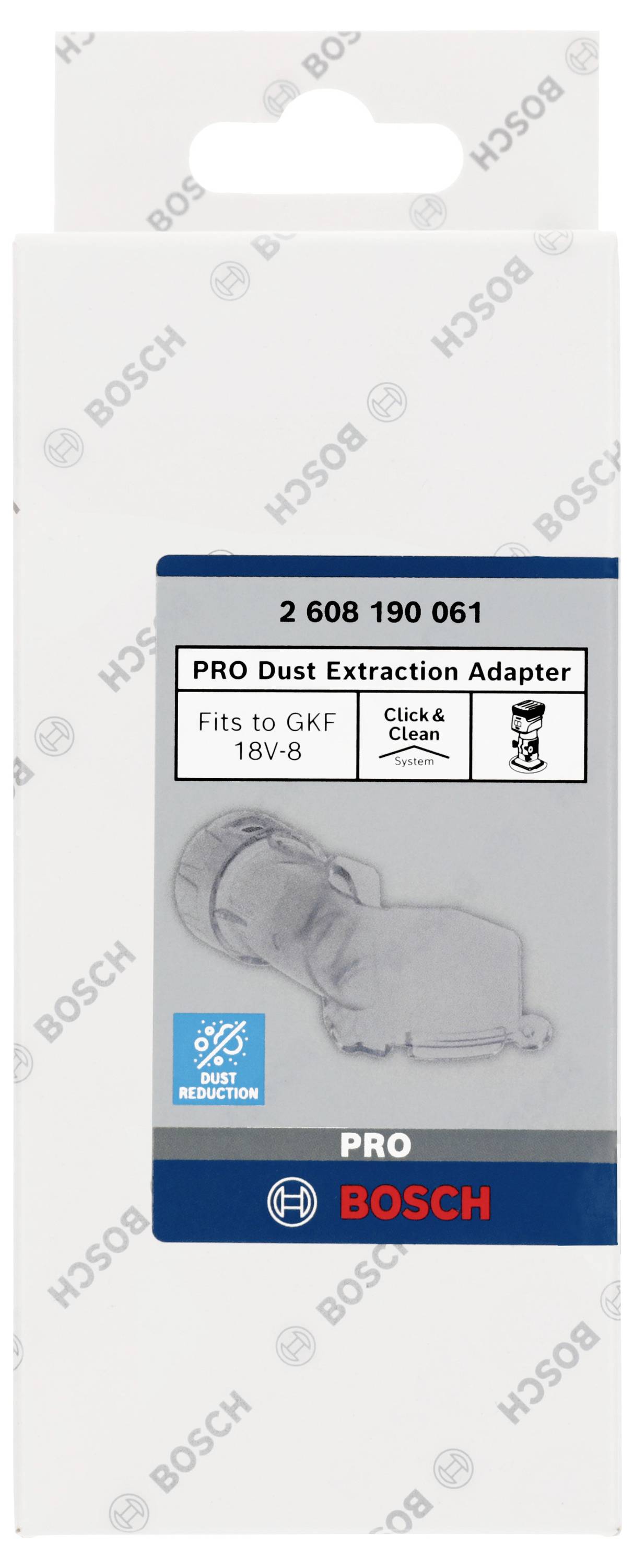 Bosch Accessories PRO Absaugadapter, Oberfräse 2608190061