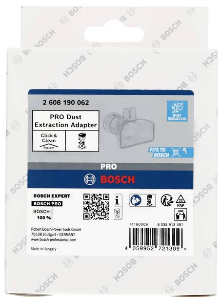 Bosch Accessories PRO Absaugadapter, Kantenfräse 2608190062