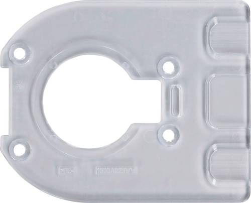 Bosch Accessories PRO Grundplatte, halbrund, 7 x 93 x 118 mm 2608001110