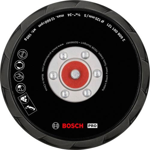 Bosch Accessories 2608001121 PRO Polierteller, 125 mm, GPX 12V-125 1 St.