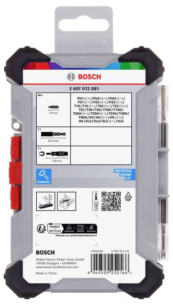 Bosch Accessories 2607012081 2607012081 Bit-Set