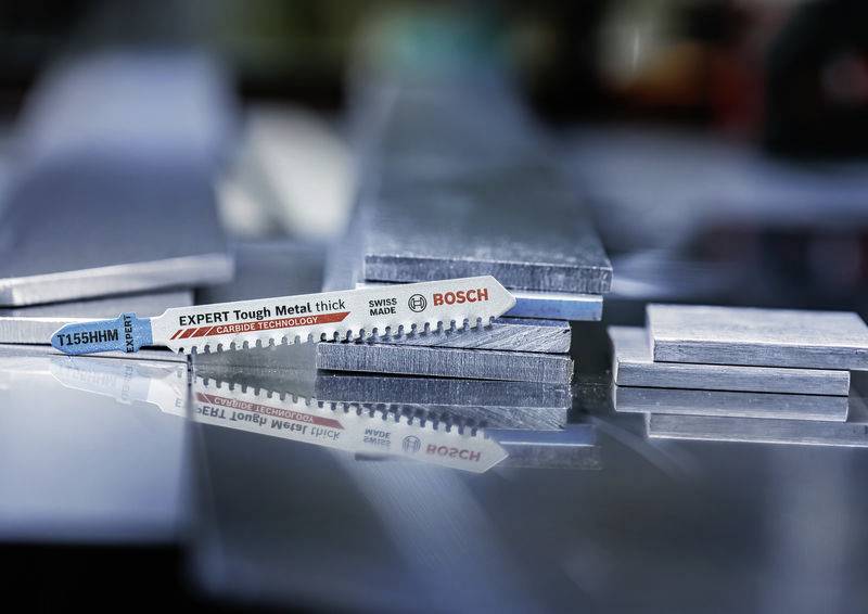 Bosch Accessories 2608902482 EXPERT Tough Metal thick T155HHM Stichsägeblatt, 3 Stk. 3St.