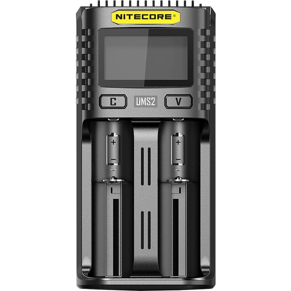 NiteCore UMS2 Rundzellen-Ladegerät LiFePO4, LiIon, NiCd, NiMH 10440, 14500, 14650, 16340, 16500, 16650, 17350, 17650, 17670 NiteCore UMS2 Rundzellen-Ladegerät LiFePO4, LiIon, NiCd, NiMH 10440, 14500, 14650, 16340, 16500, 16650, 17350, 17650, 17670