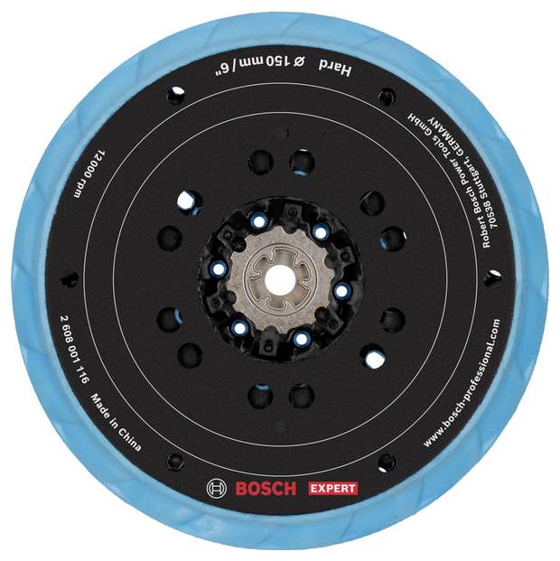 Bosch Accessories 2608001116 EXPERT Multihole Schleifteller, Hard hart, 150 mm